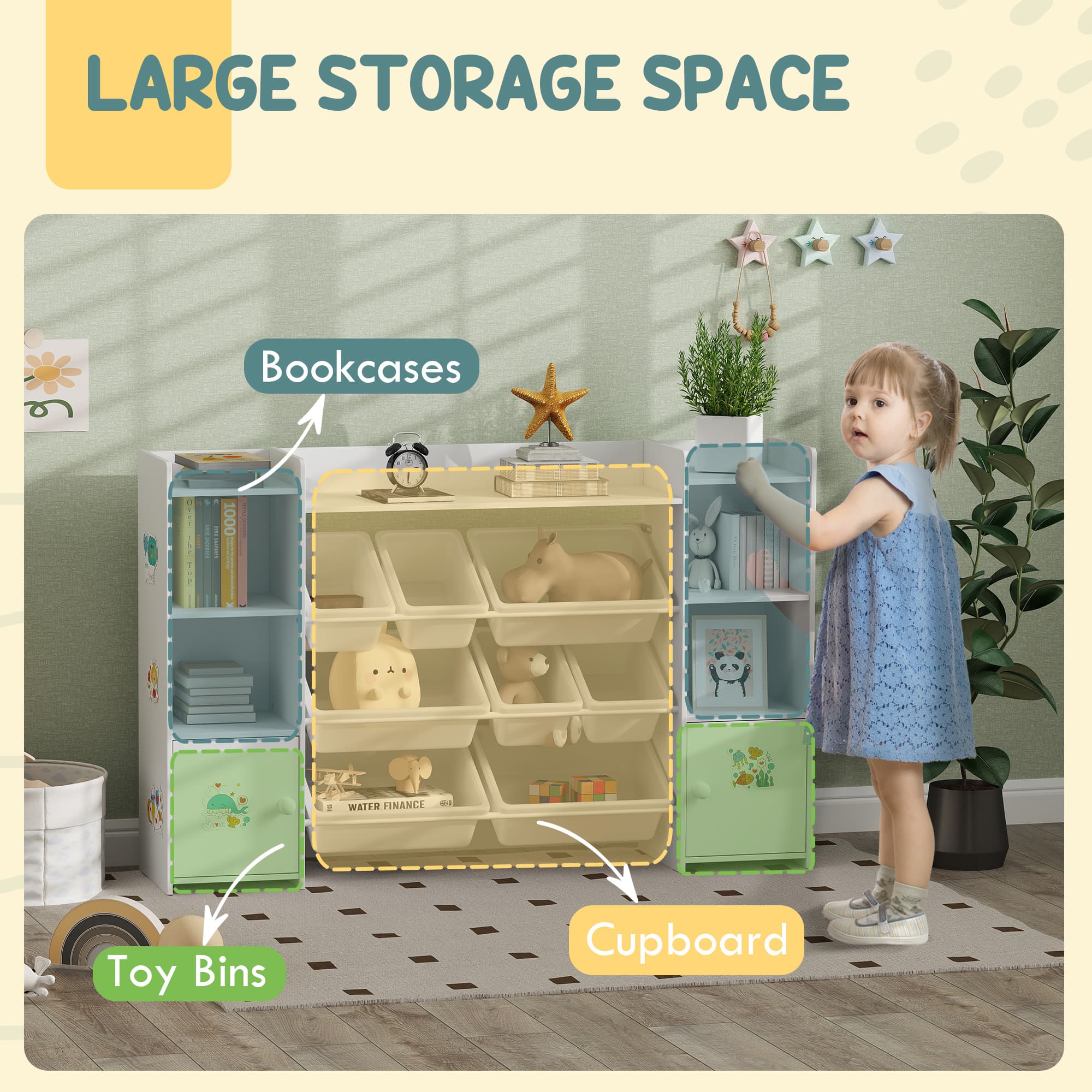 Transform Their Playroom with this 3-in-1 Toy Storage Organiser - image 1