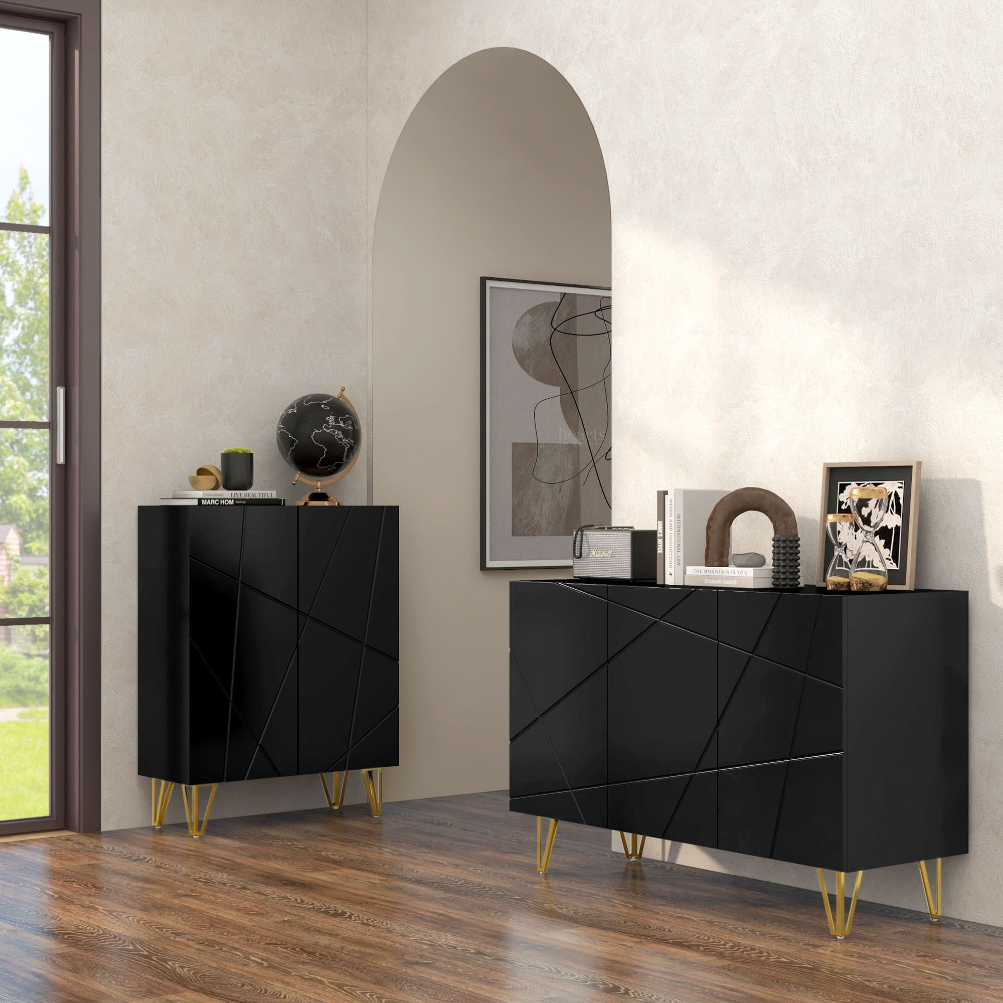 Transform Your Living Room With This Luxe Black Sideboard - image 2