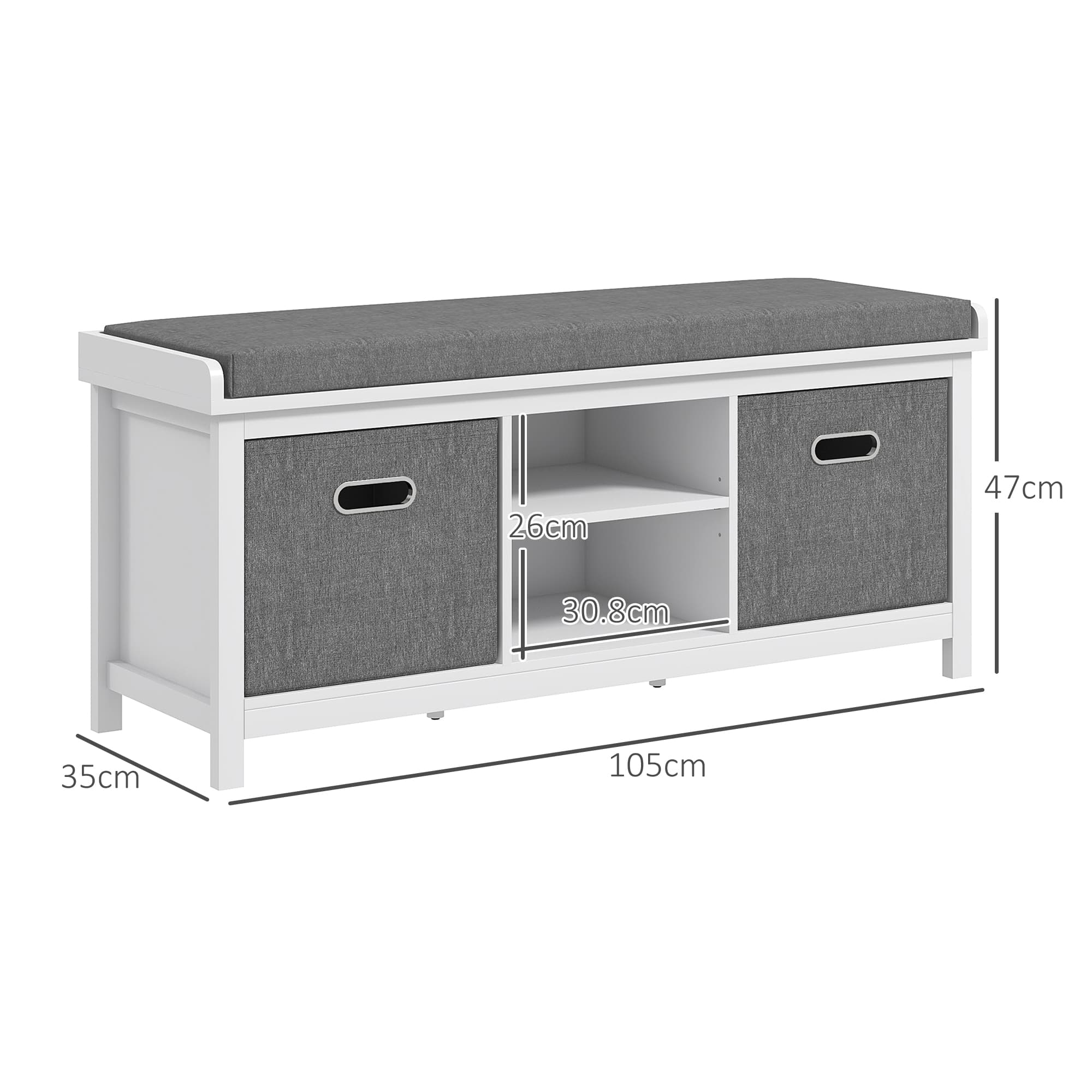 Transform Your Hallway with this Cushioned Shoe Storage Bench - image 3