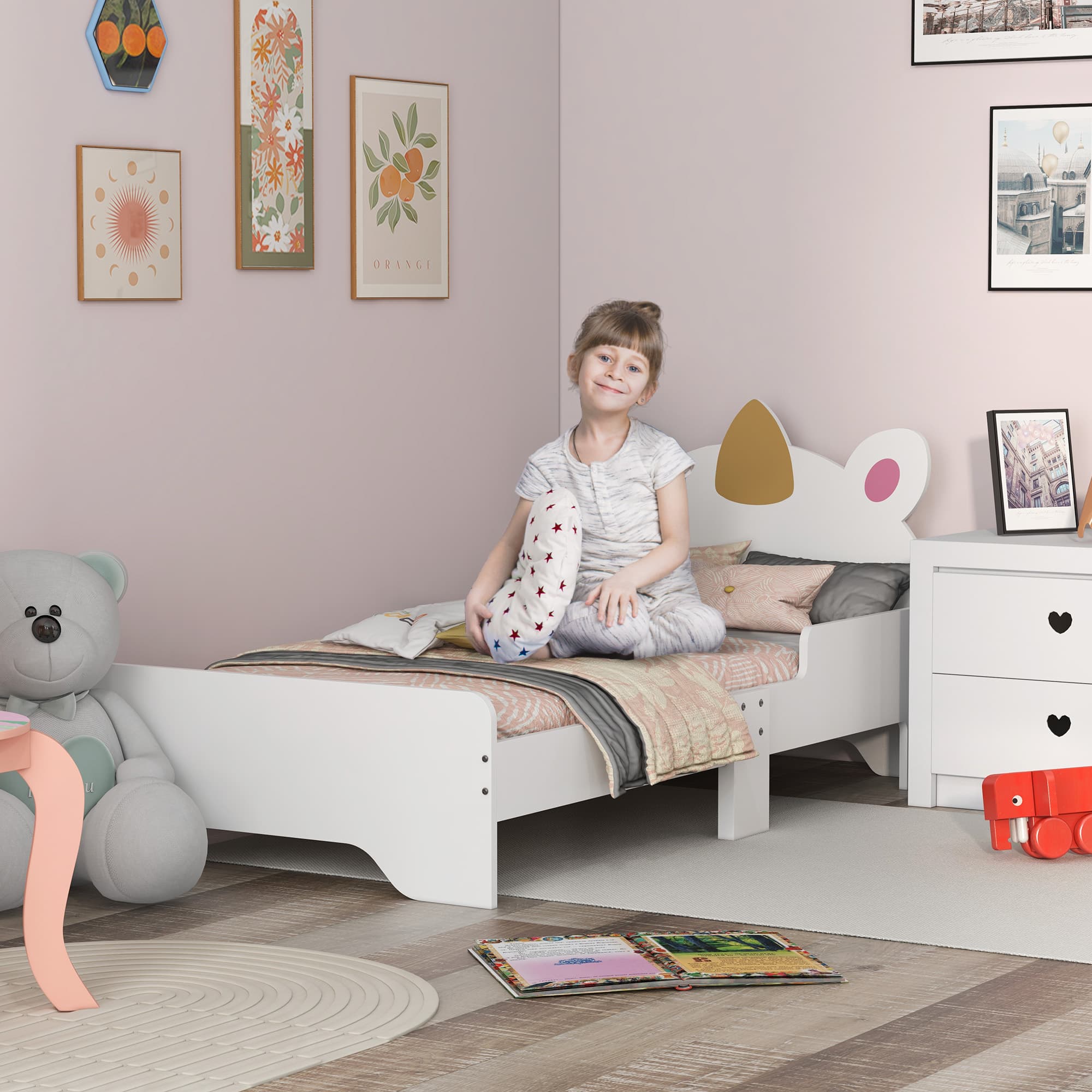 Transform Bedtime with the ZONEKIZ Unicorn Toddler Bed - image 4