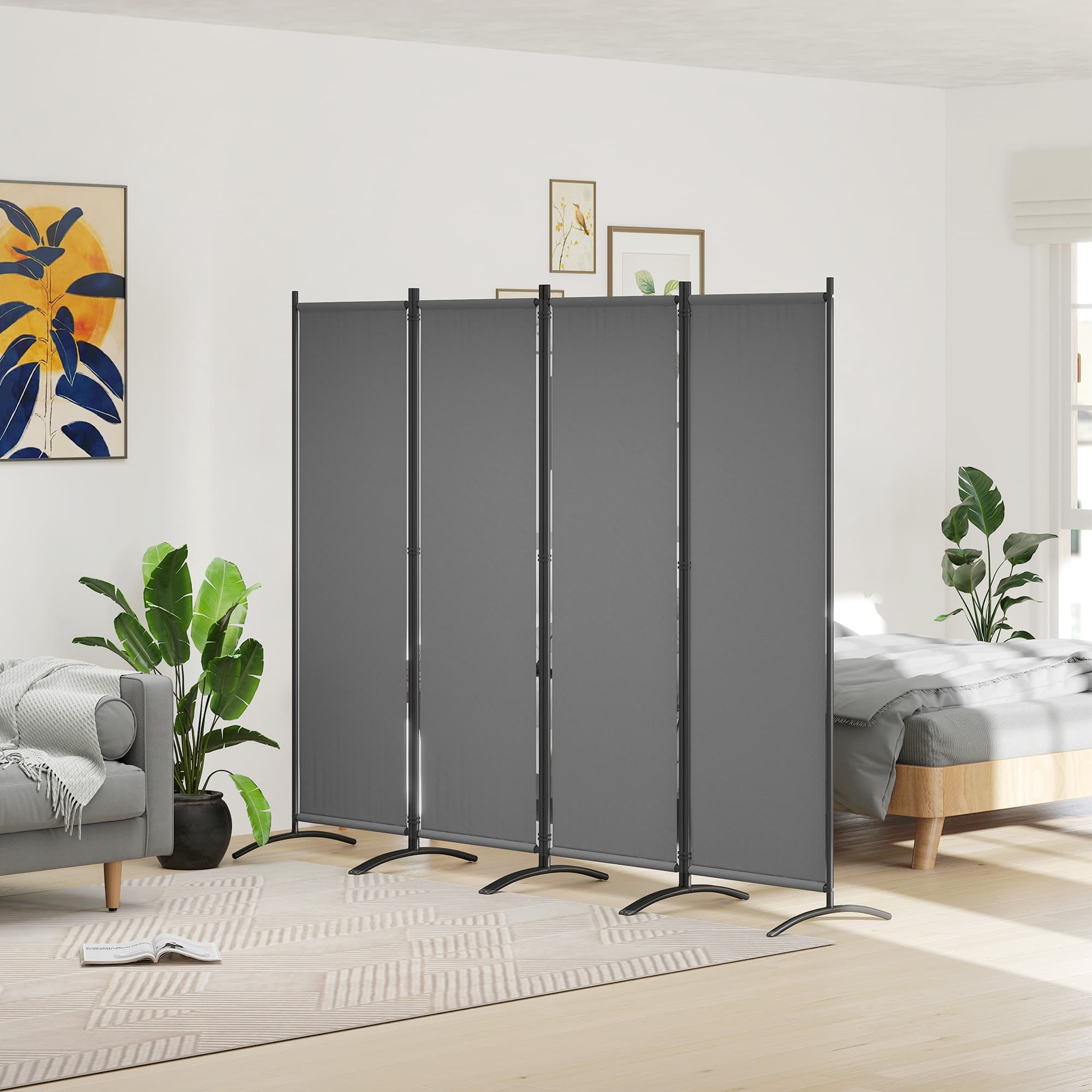 Create Instant Privacy with this 4-Panel Folding Room Divider - image 2