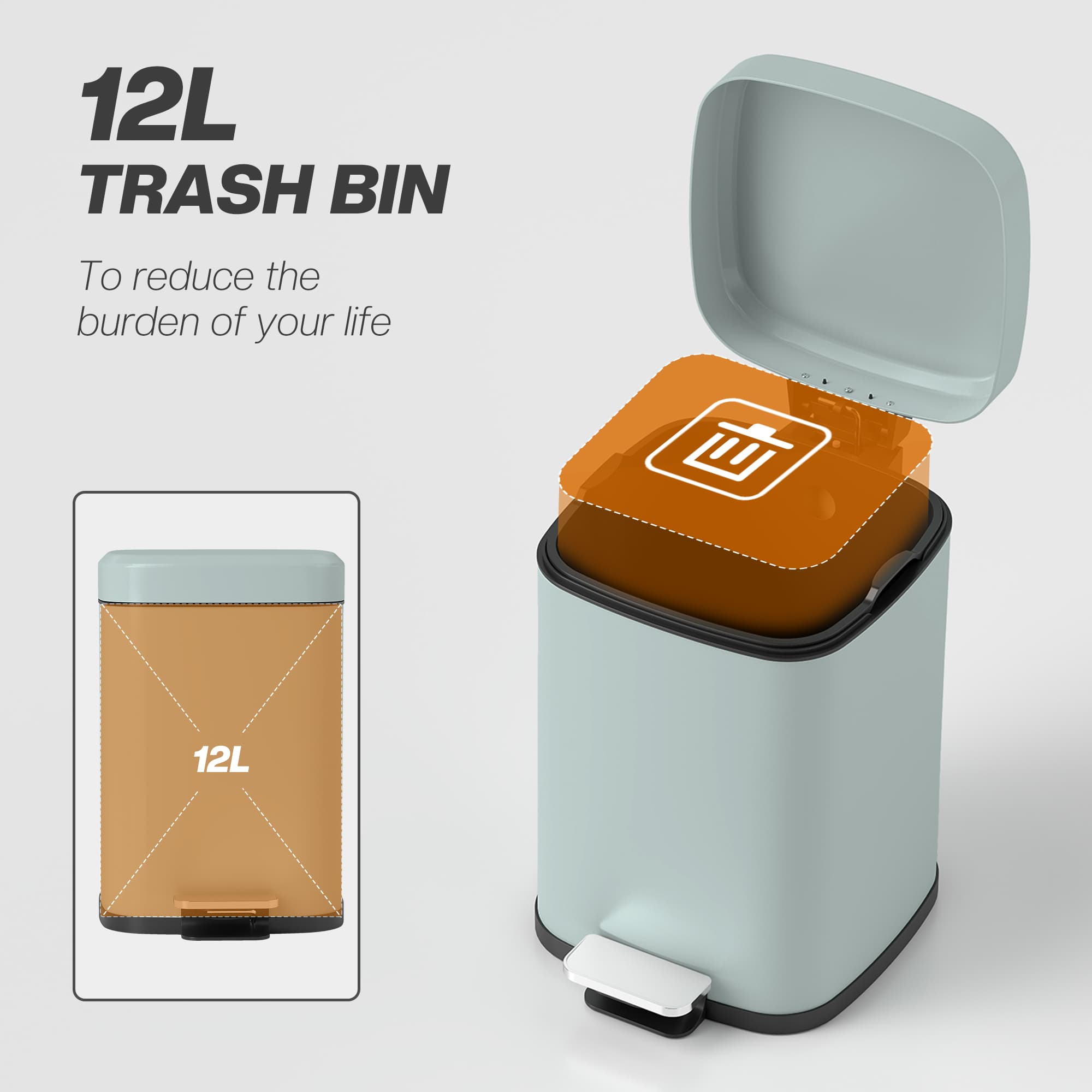 This 12L Metal Kitchen Bin Works Hard in Small Spaces - image 4