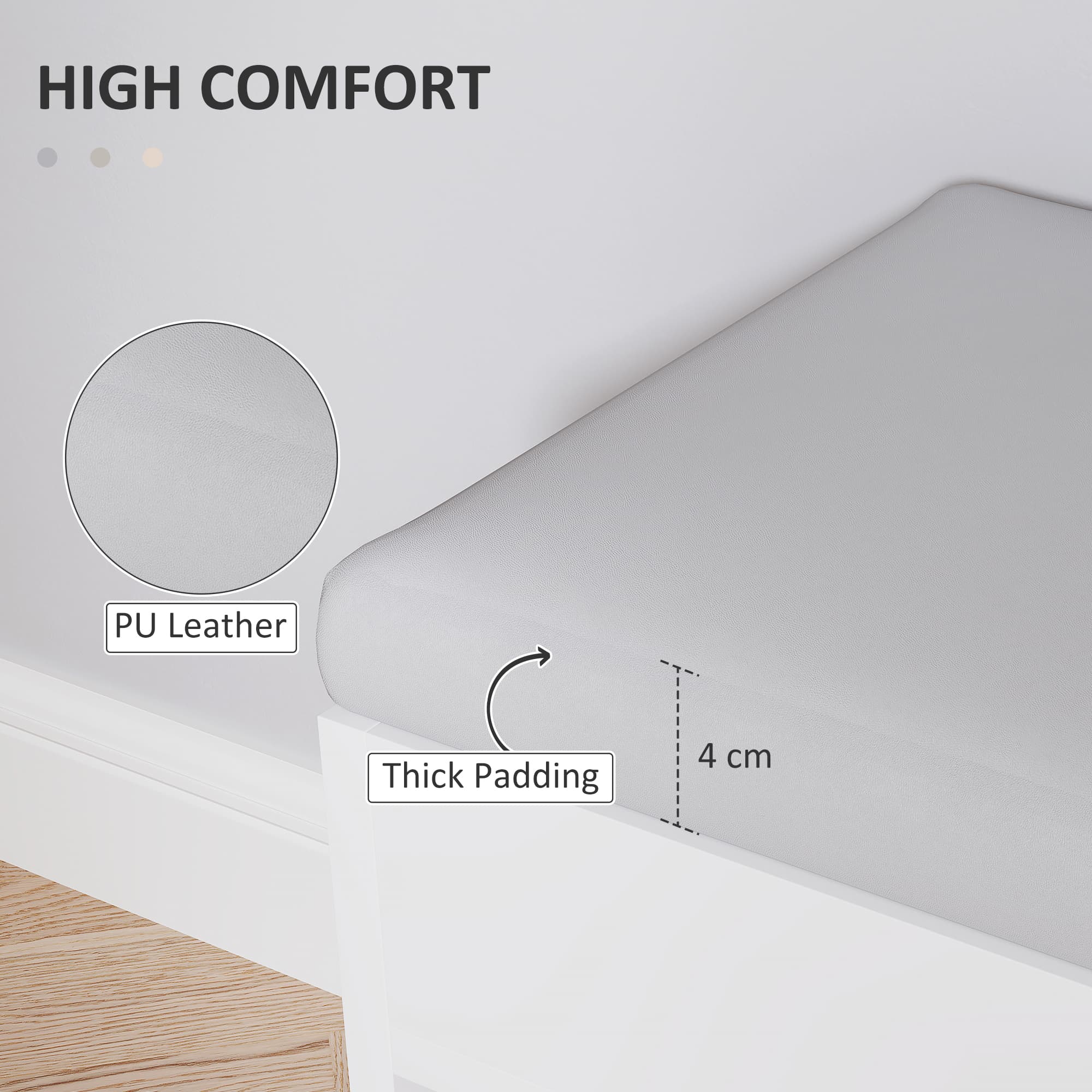 Shoe Storage Bench With Cushioned Seat and Open Shelves - image 5