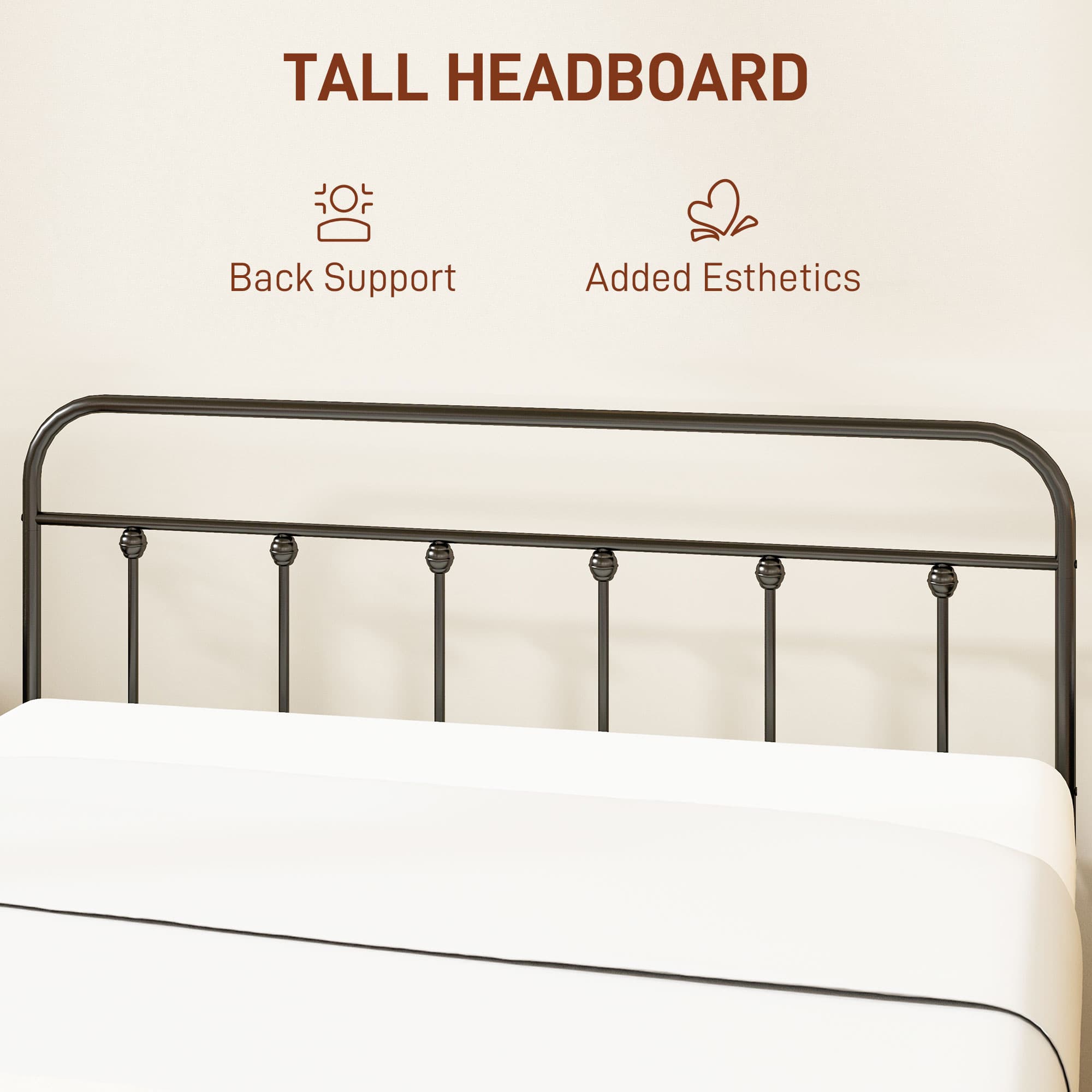Transform Your Bedroom with this Minimalist Double Metal Bed - image 2
