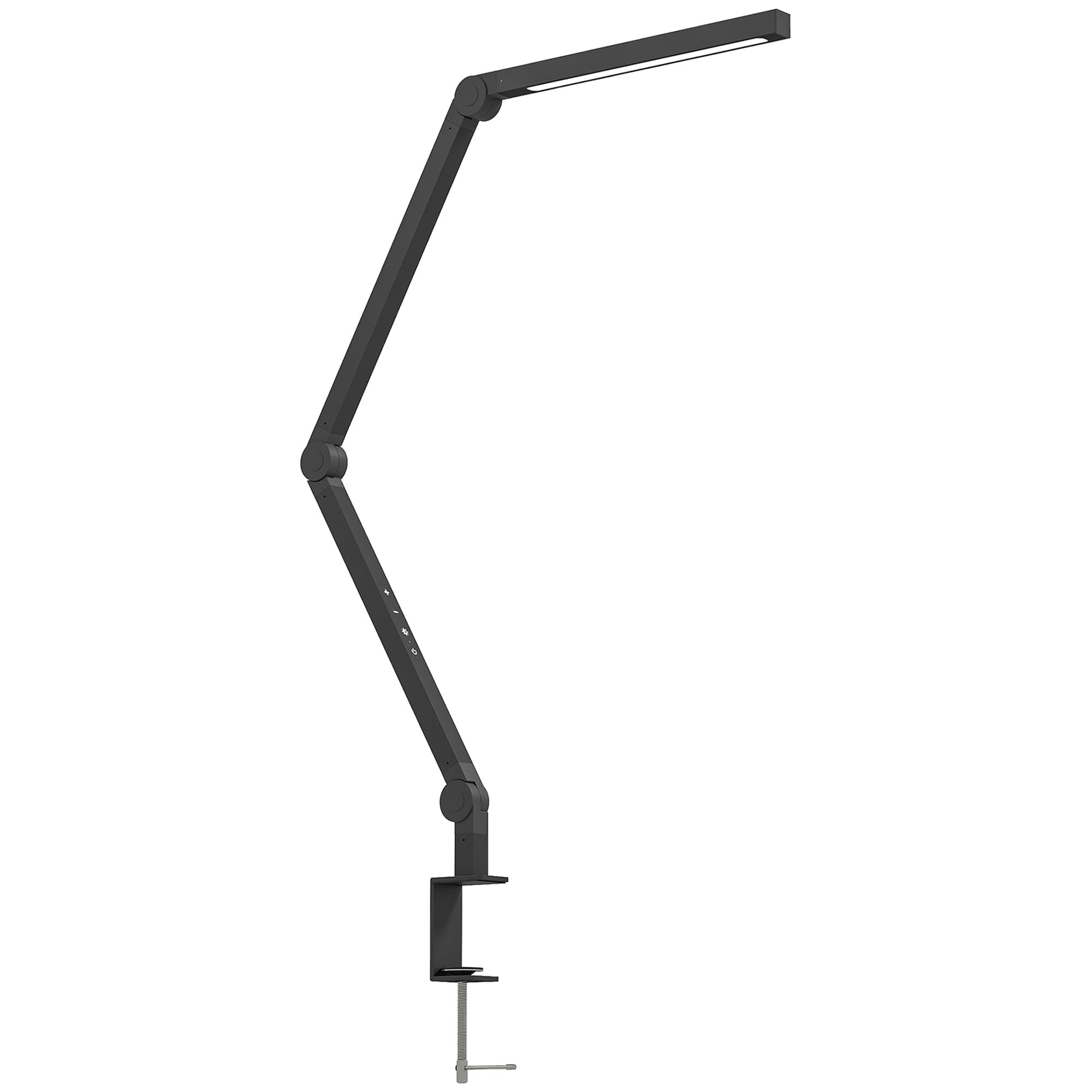 Black Dimmable LED Desk Lamp with Clamp - image 9