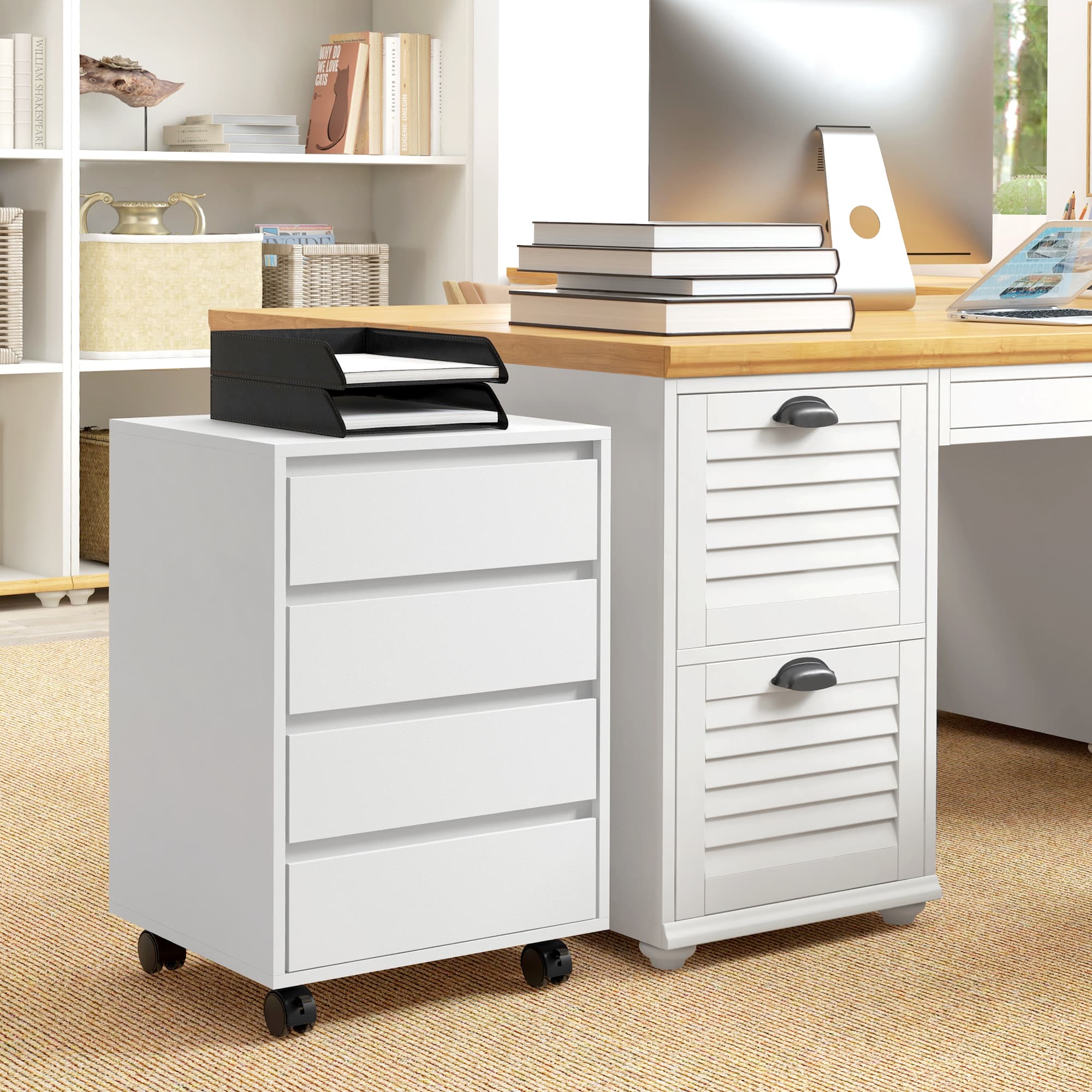 Transform Your Workspace with this 4-Drawer Mobile Cabinet - image 2