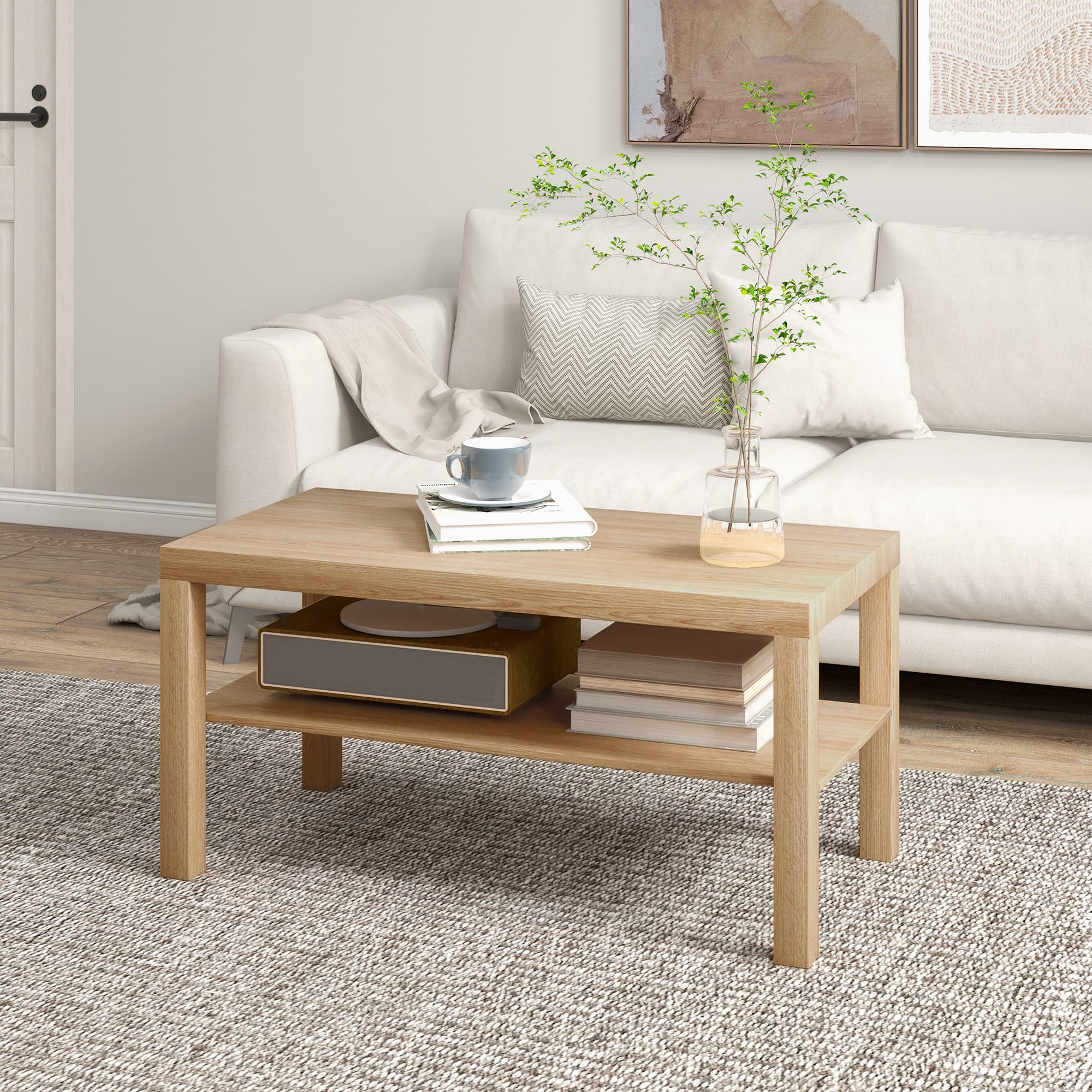 Transform Your Living Room With This 2-Tier Coffee Table - image 2