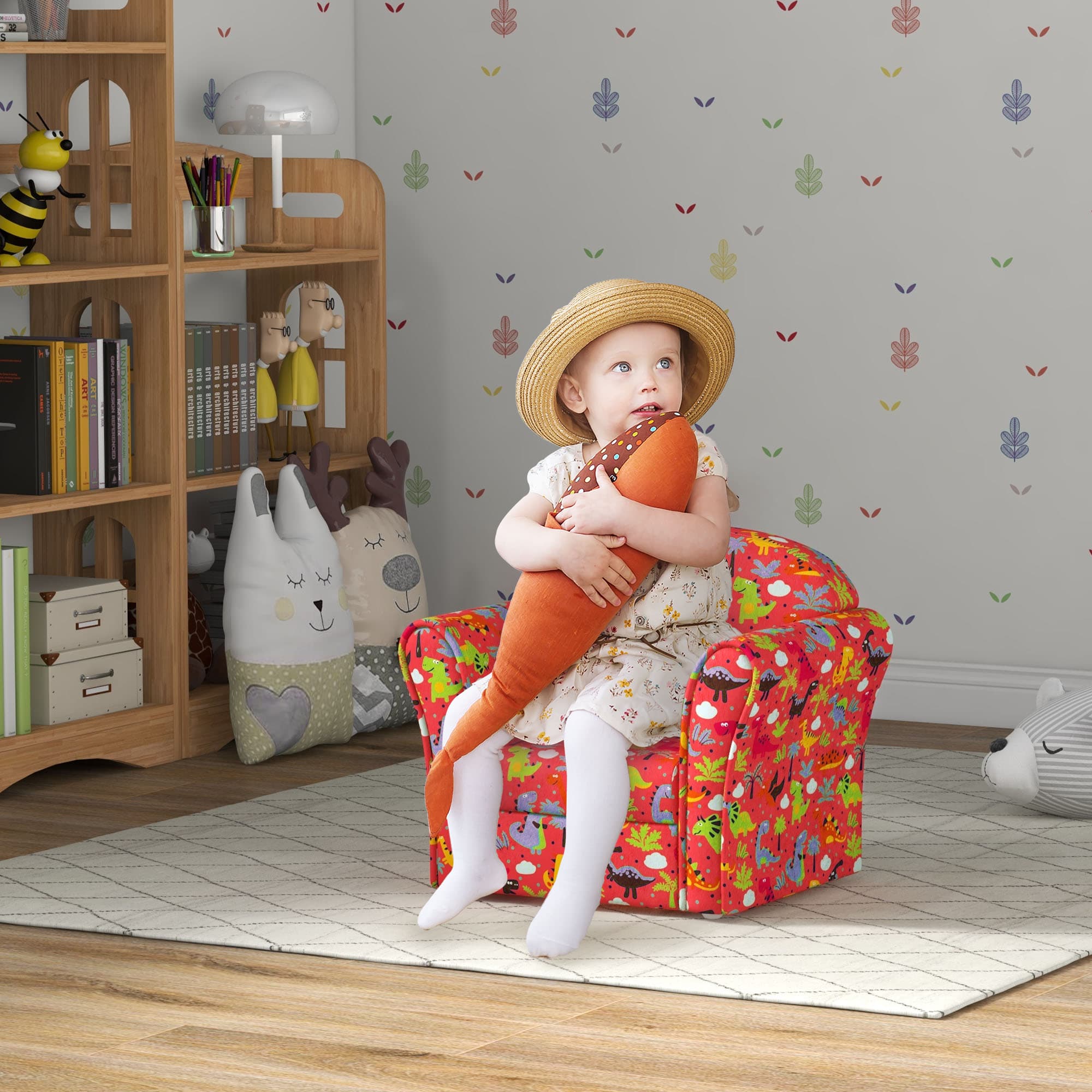 Transform Their Playroom with this Red Dinosaur Armchair - image 3