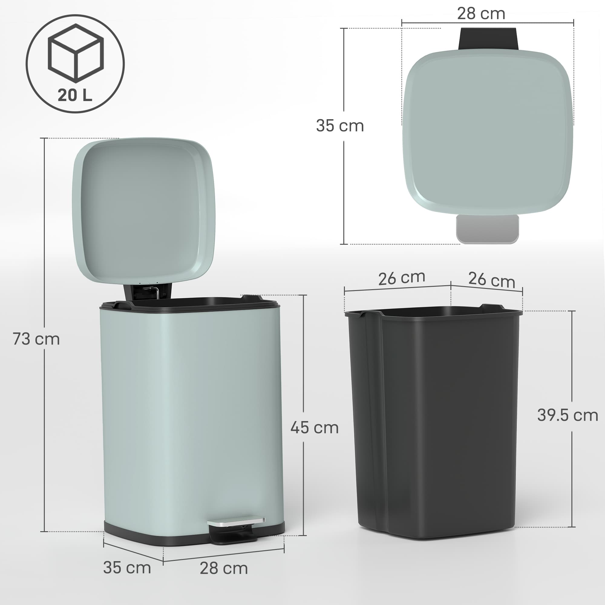 A 20-Litre Metal Pedal Bin for Kitchens That Stay Tidy - image 3
