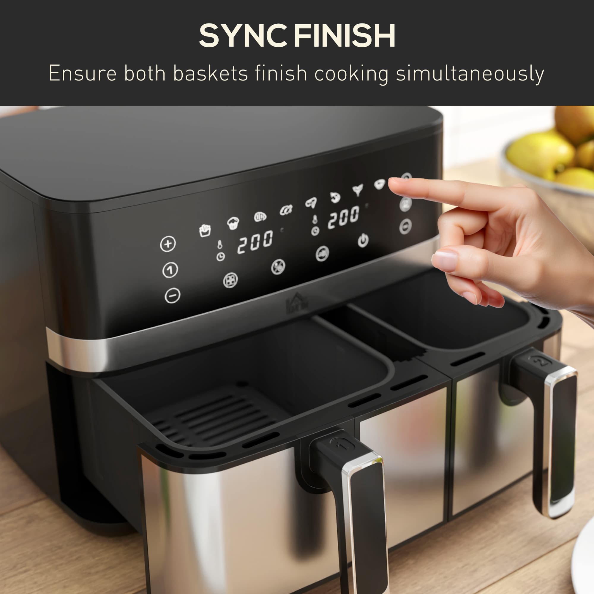 Transform Your Meals with the 8.5L Dual Basket Air Fryer - image 1