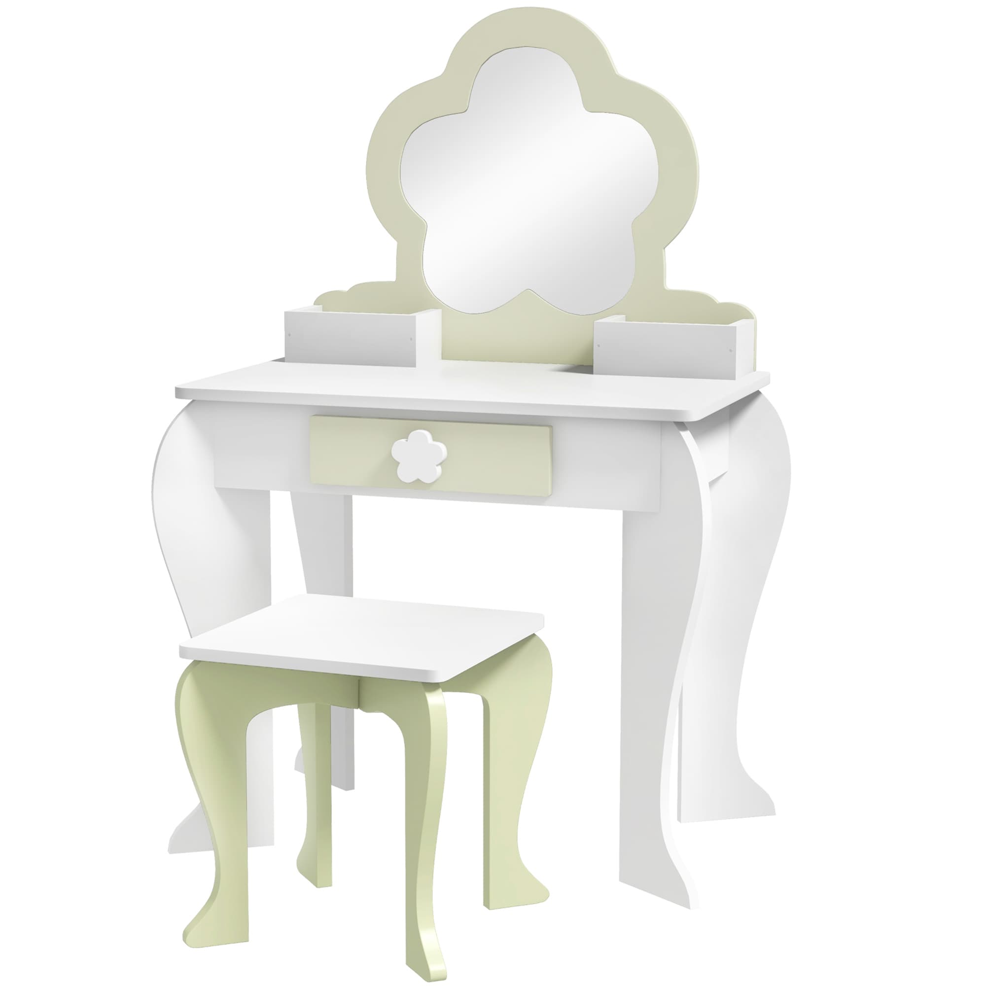 Give Little Ones Their Own Dressing Table with Flower Mirror