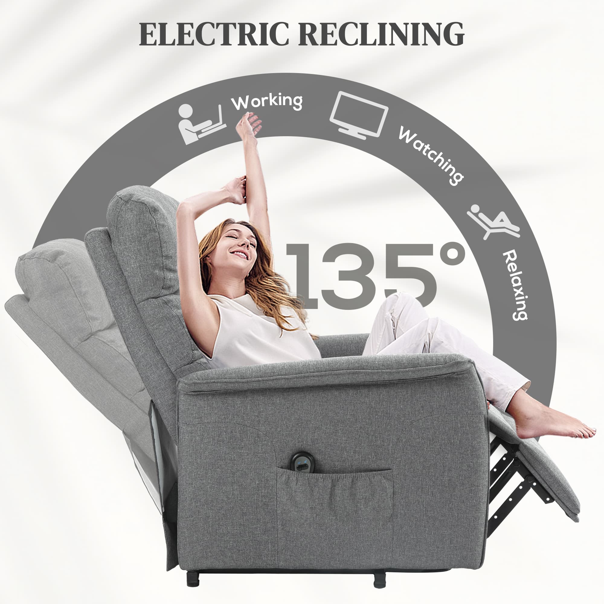 Transform Comfort with this Grey Electric Riser Recliner - image 3
