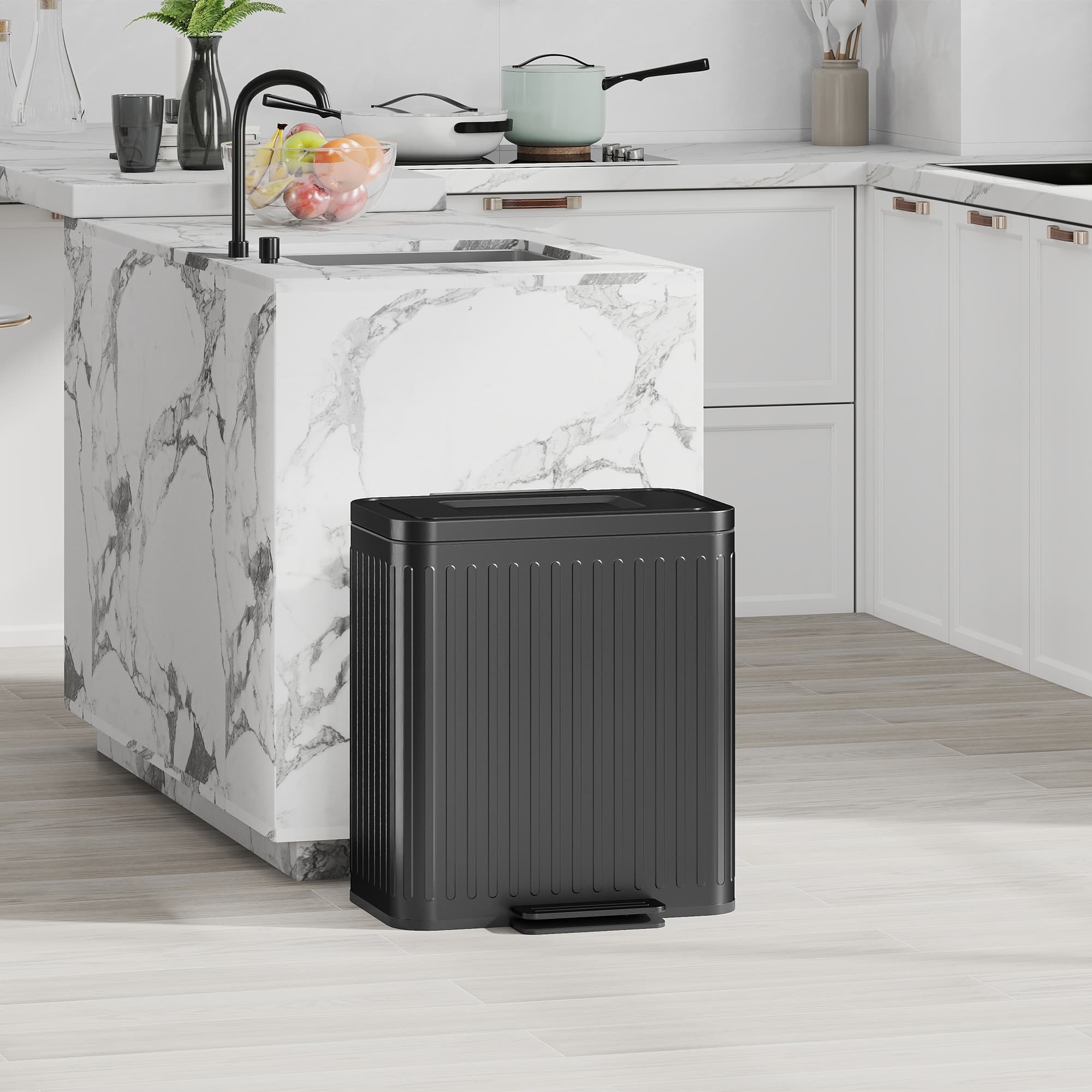 Effortless Waste Separation with the 40L Dual Kitchen Bin - image 1