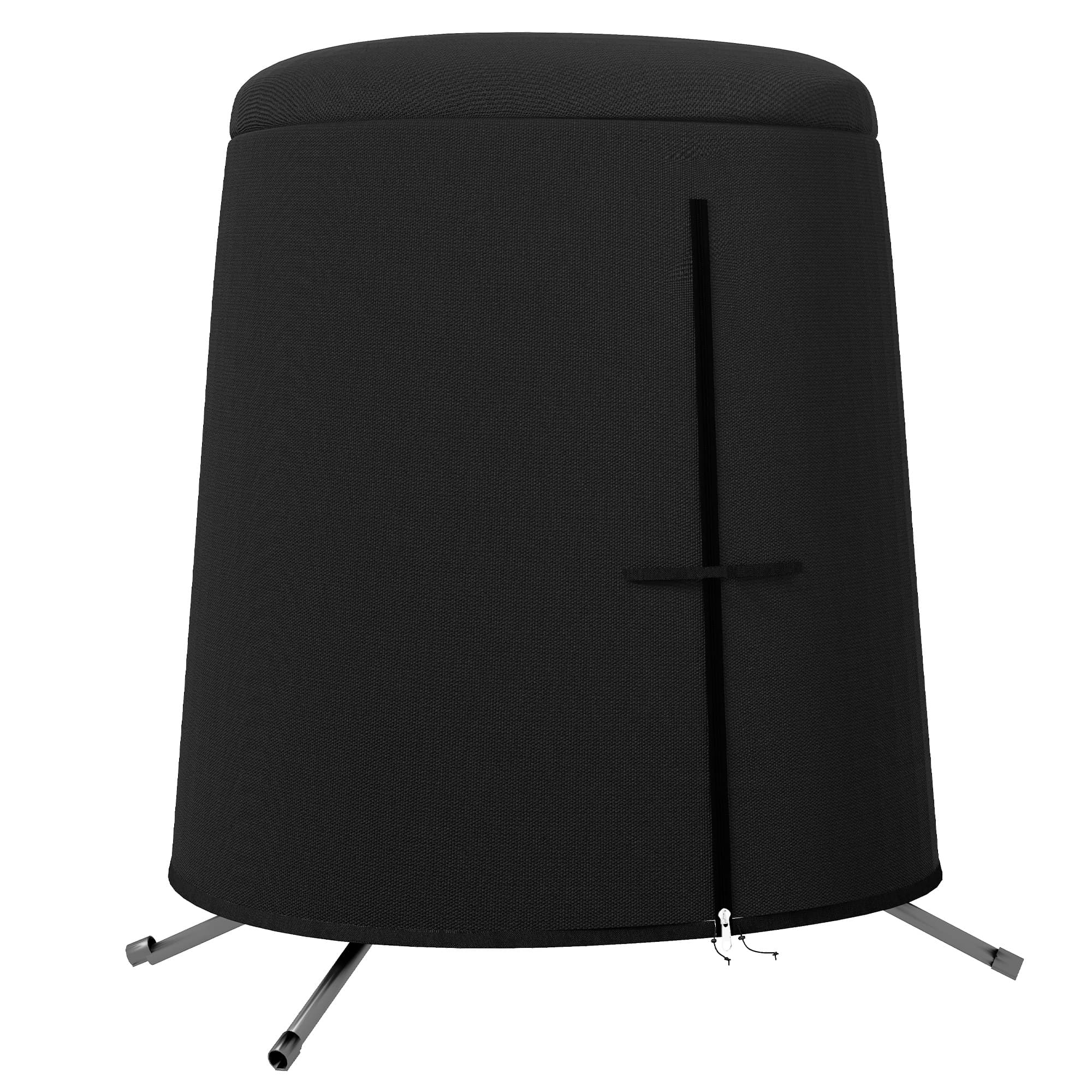 Black Hanging Egg Chair Cover - 196 x 230 cm - Black