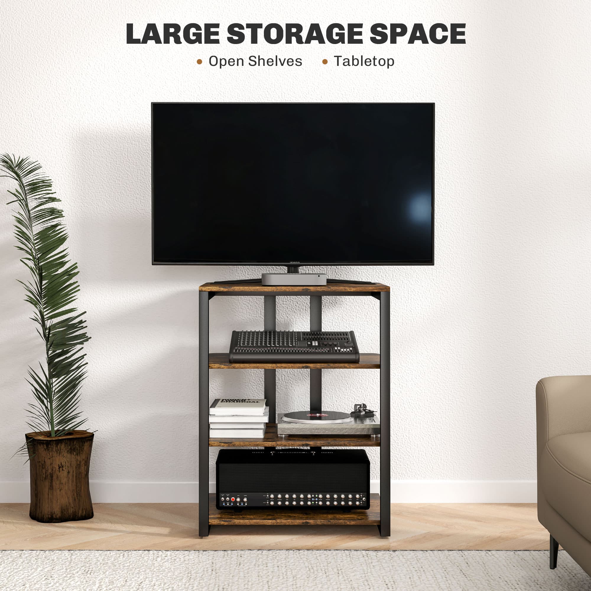 Effortless Media Organisation with this 4-Tier HiFi Stand - image 3