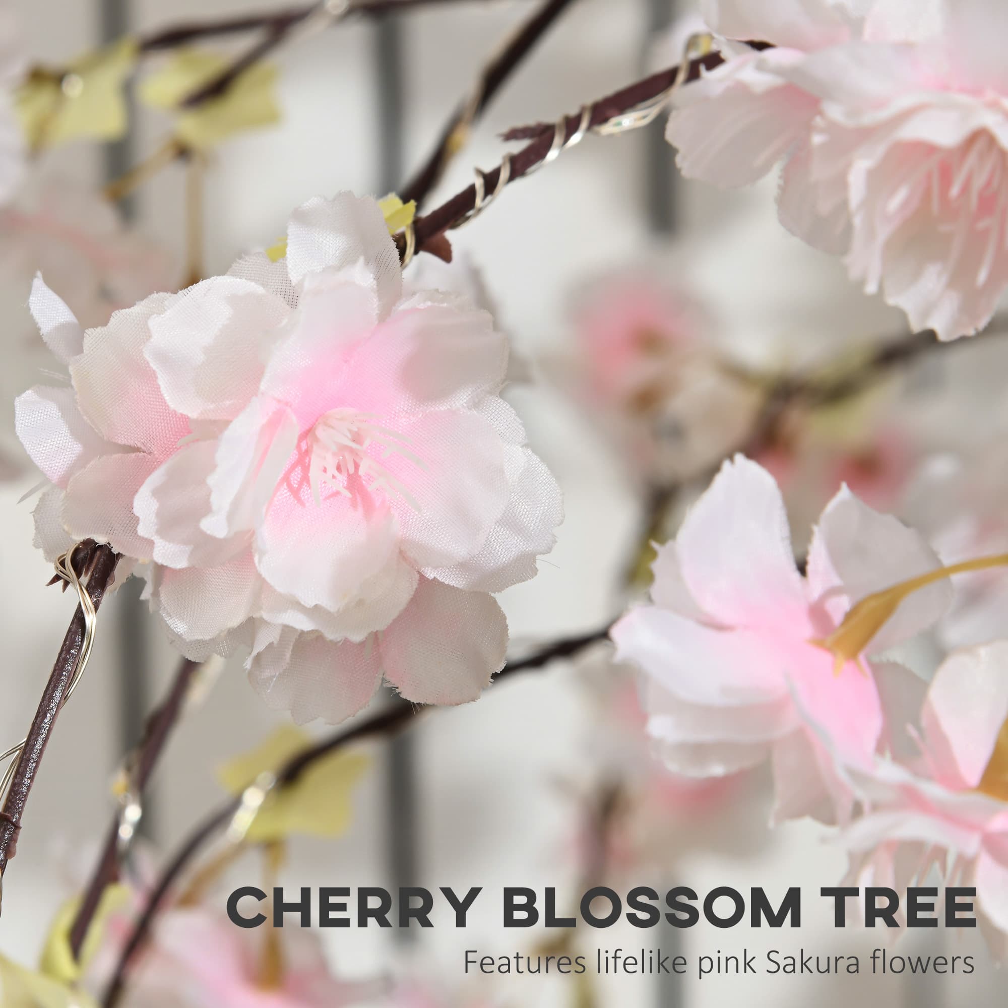 450 LED Decorative Cherry Blossom Tree – Pink - image 7