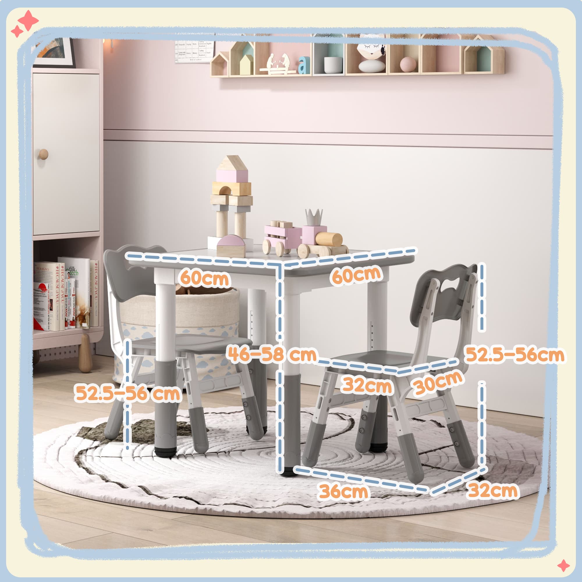 Transform Playtime with this Height Adjustable Toddler Table Set - image 3