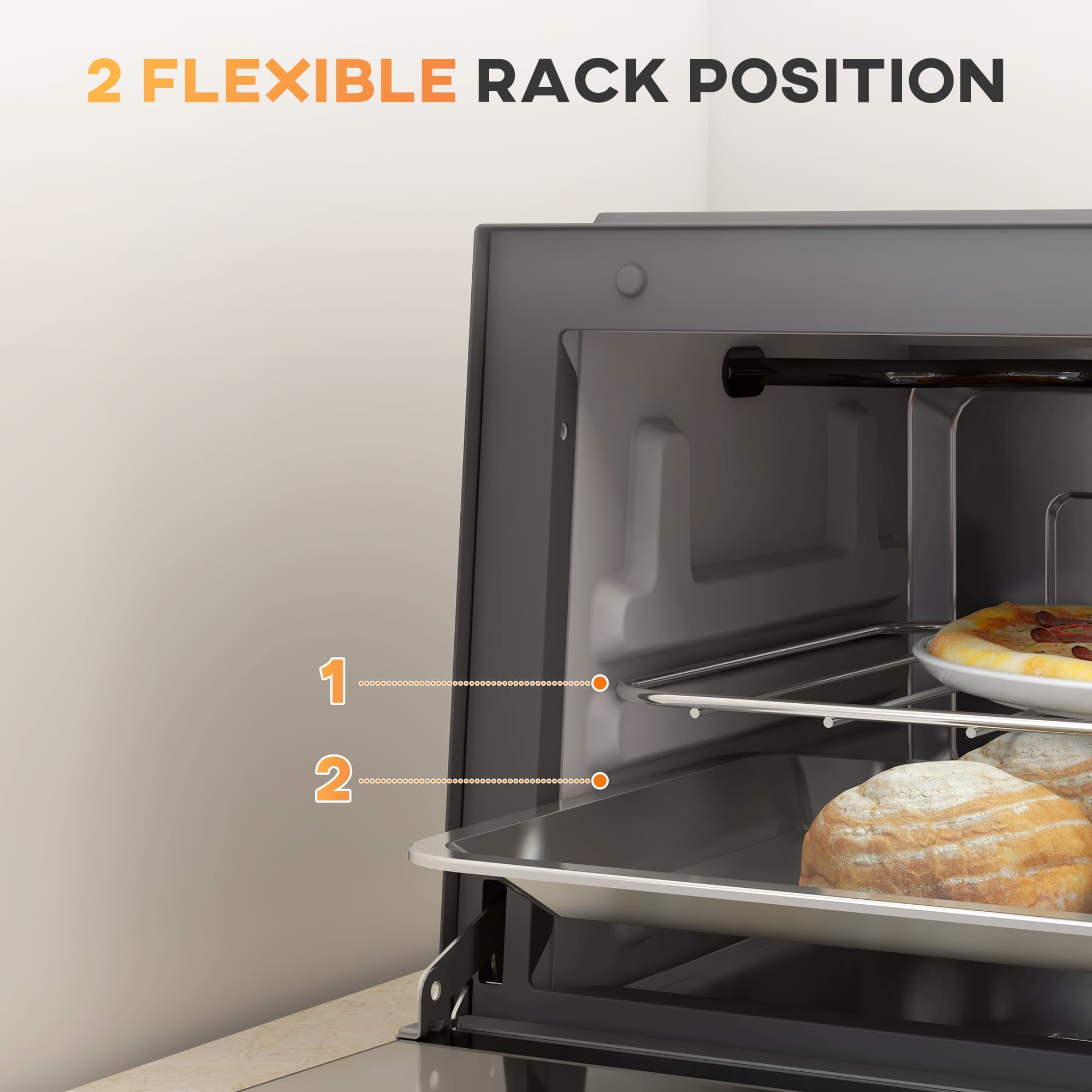 Compact 9L Countertop Oven with 60-Minute Timer - image 5