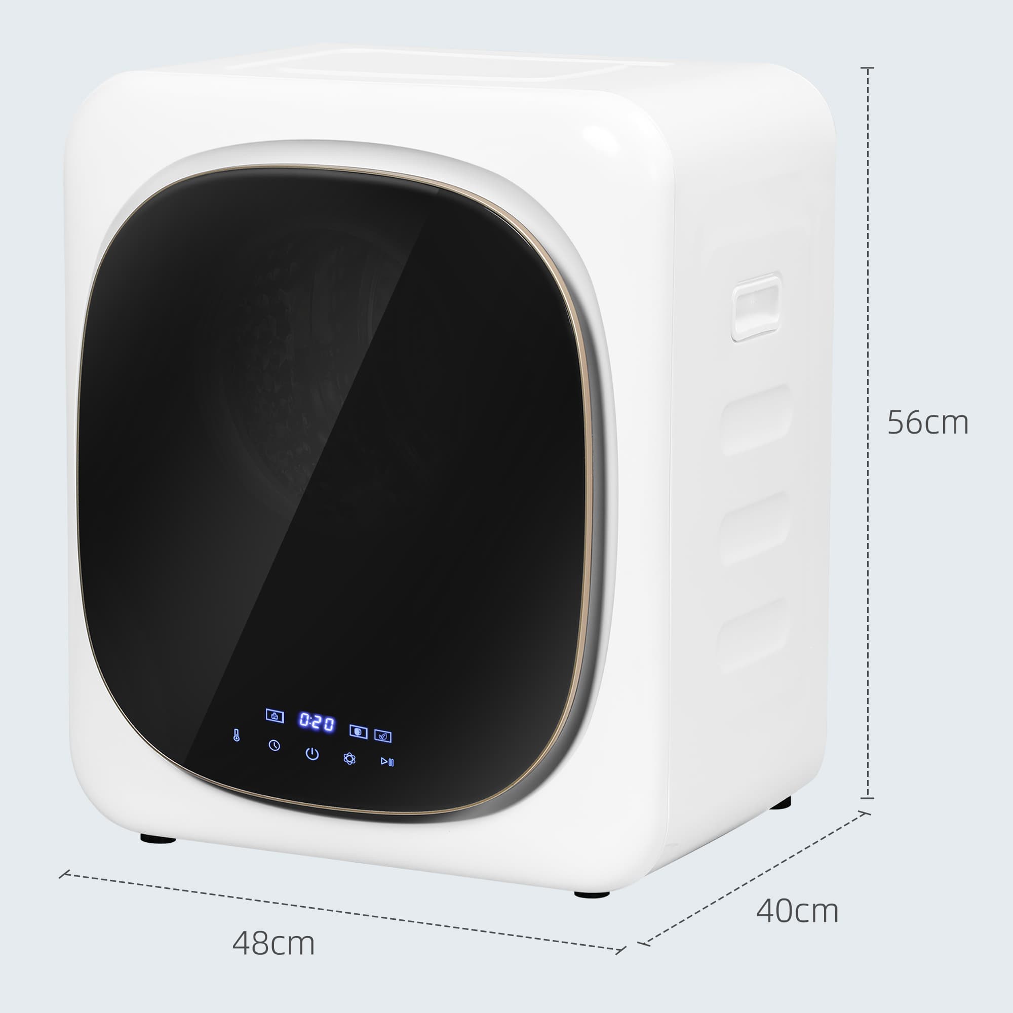 Compact Tumble Dryer with UV Sterilisation for Smaller Homes - image 4
