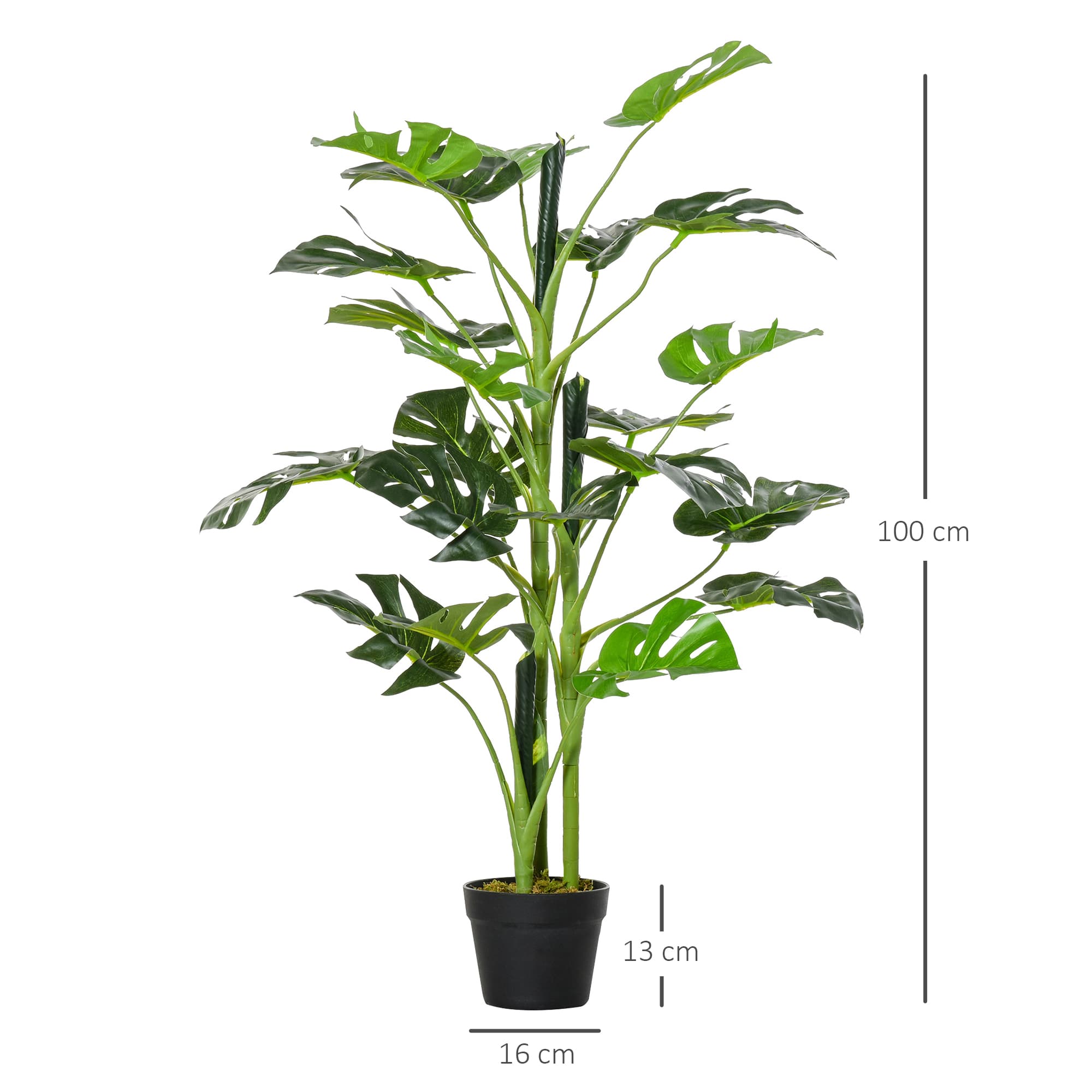 Add Tropical Greenery with a 100cm Artificial Monstera - image 10