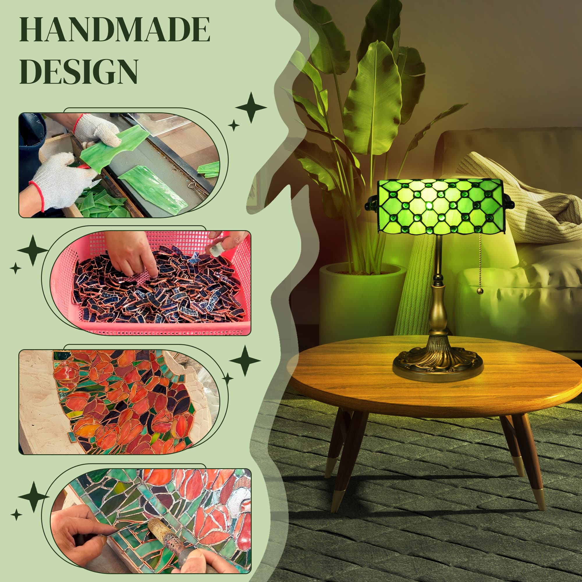 Transform Your Room with this Vintage Stained Glass Lamp - image 4