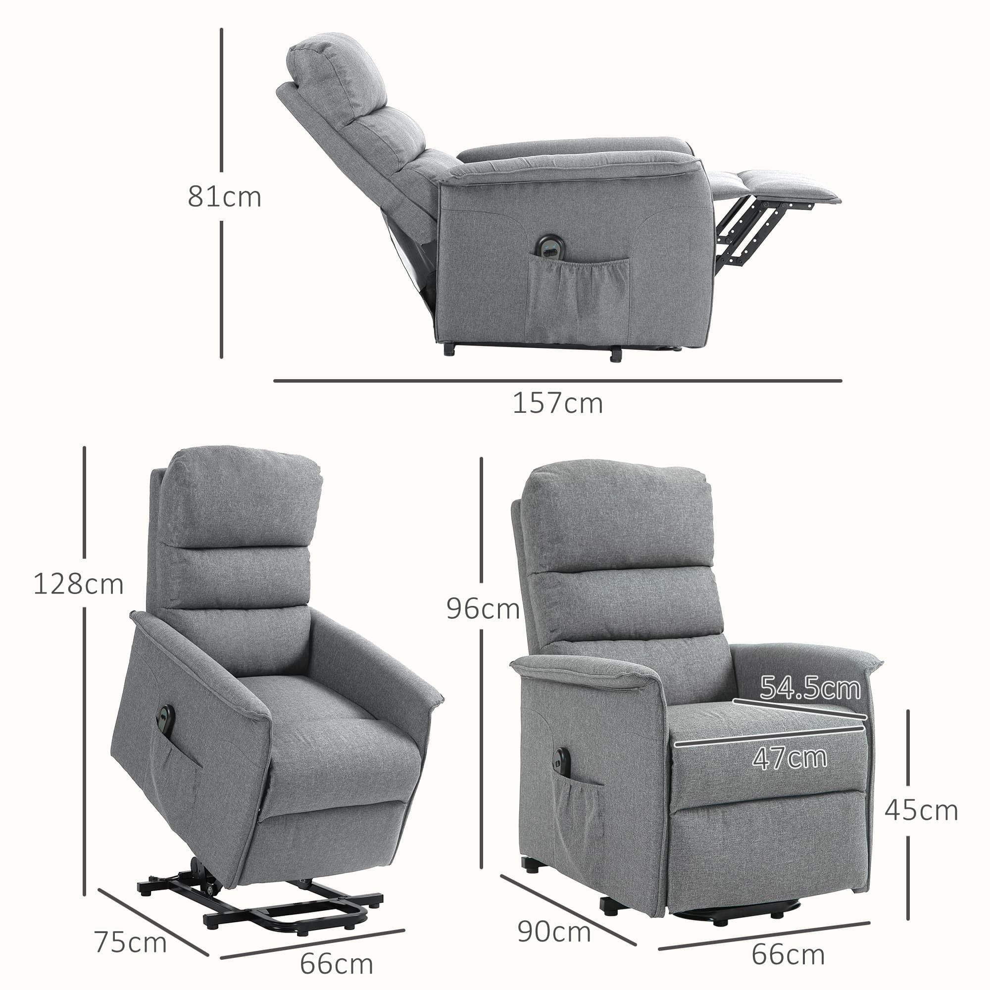 Transform Comfort with this Grey Electric Riser Recliner - image 2