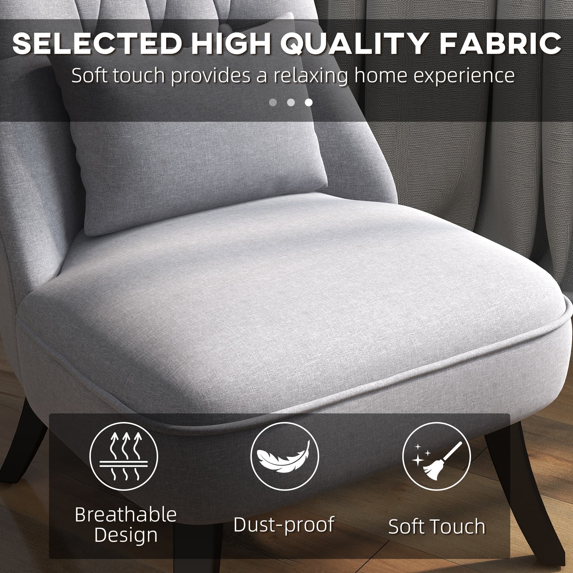 Transform Your Living Room with these Vintage Grey Accent Chairs - image 3