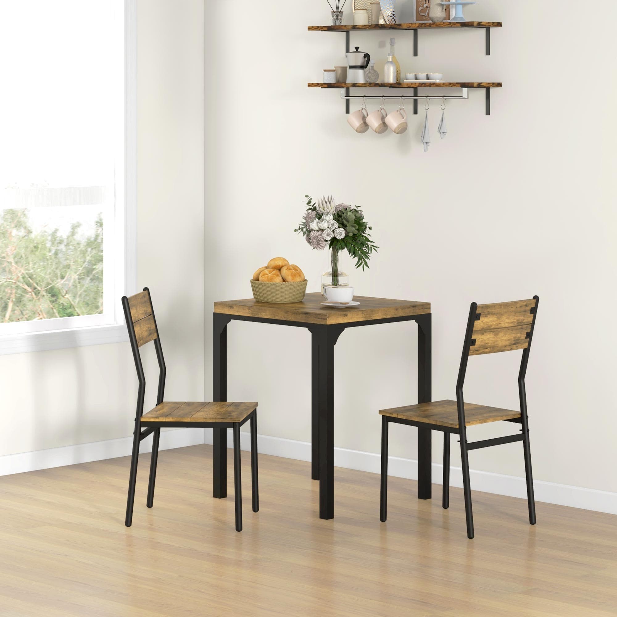 Transform Your Space with this Compact 3-Piece Dining Set - image 4