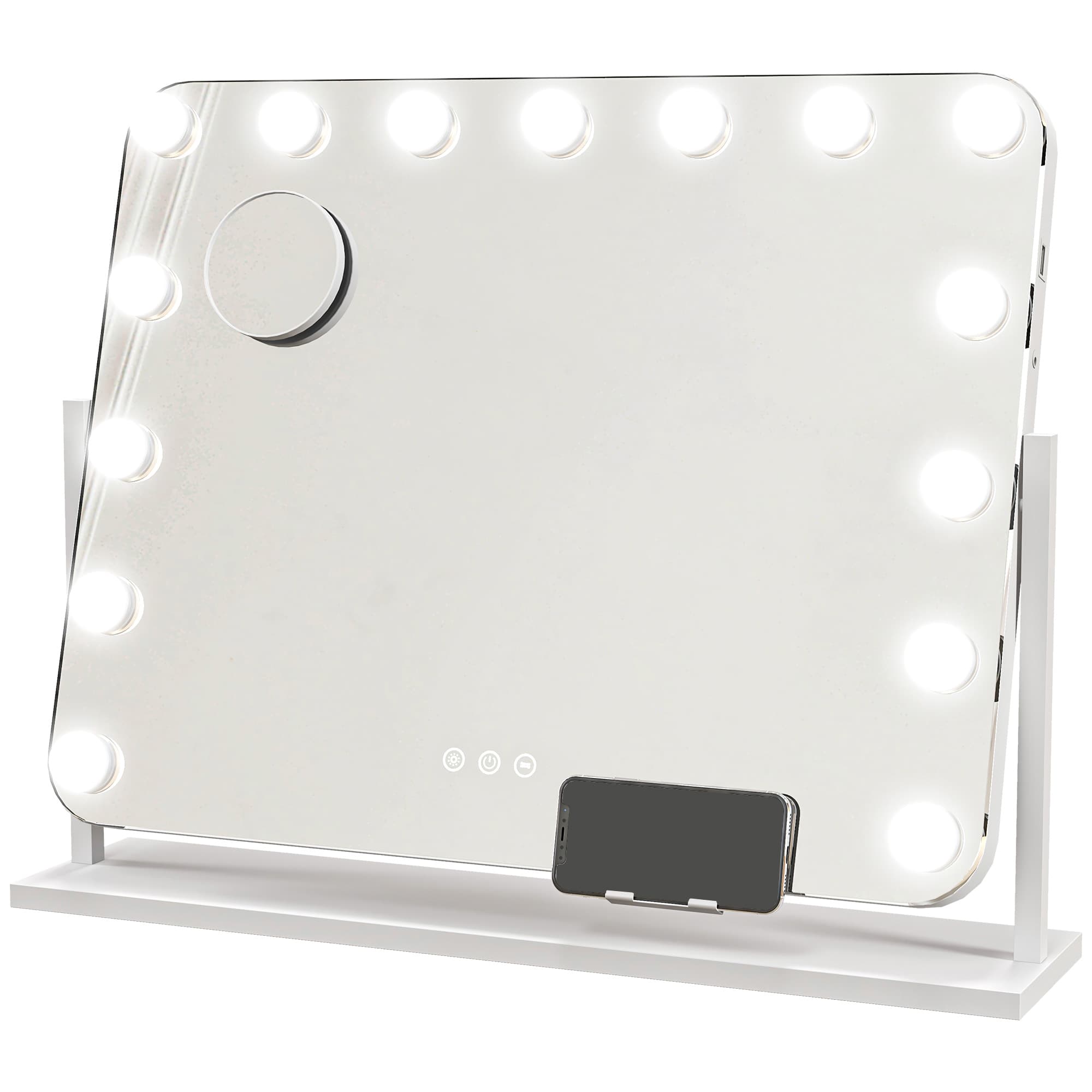 Transform Your Routine with this 14 LED Vanity Mirror - White