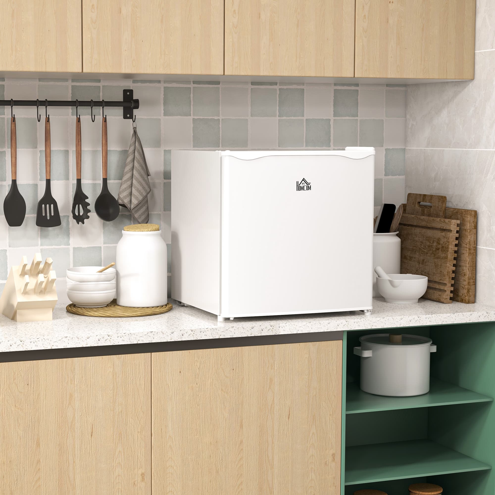 35L White Mini Freezer for Compact Countertop Storage - image 1