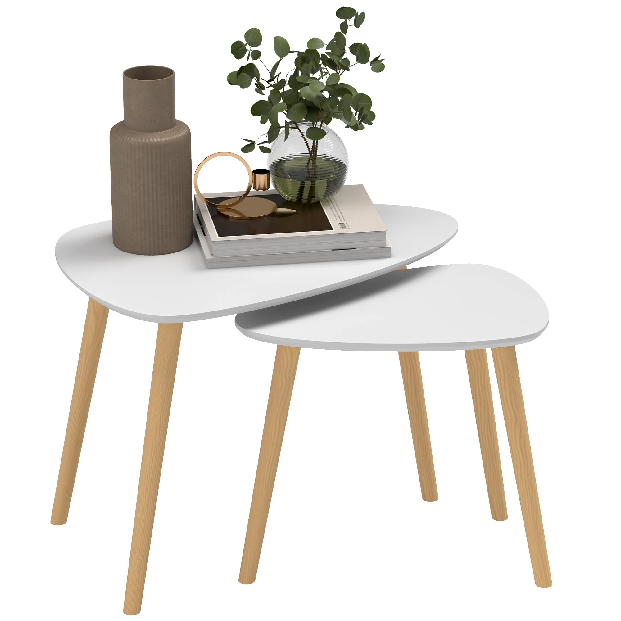Light grey nesting tables for flexible living - image 8