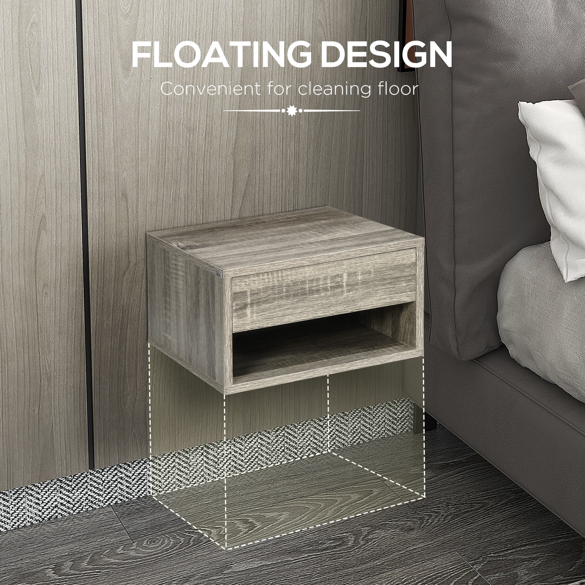 Save Floor Space with Two Floating Bedside Tables - image 8