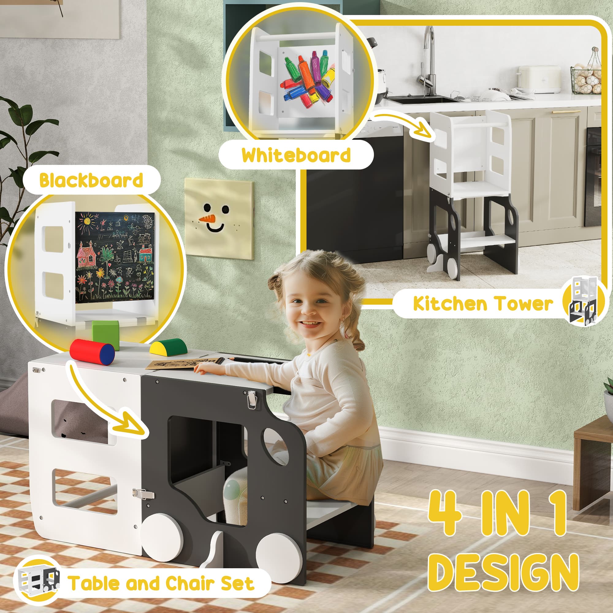 Transform Their Independence with this 4-in-1 Toddler Tower - image 5