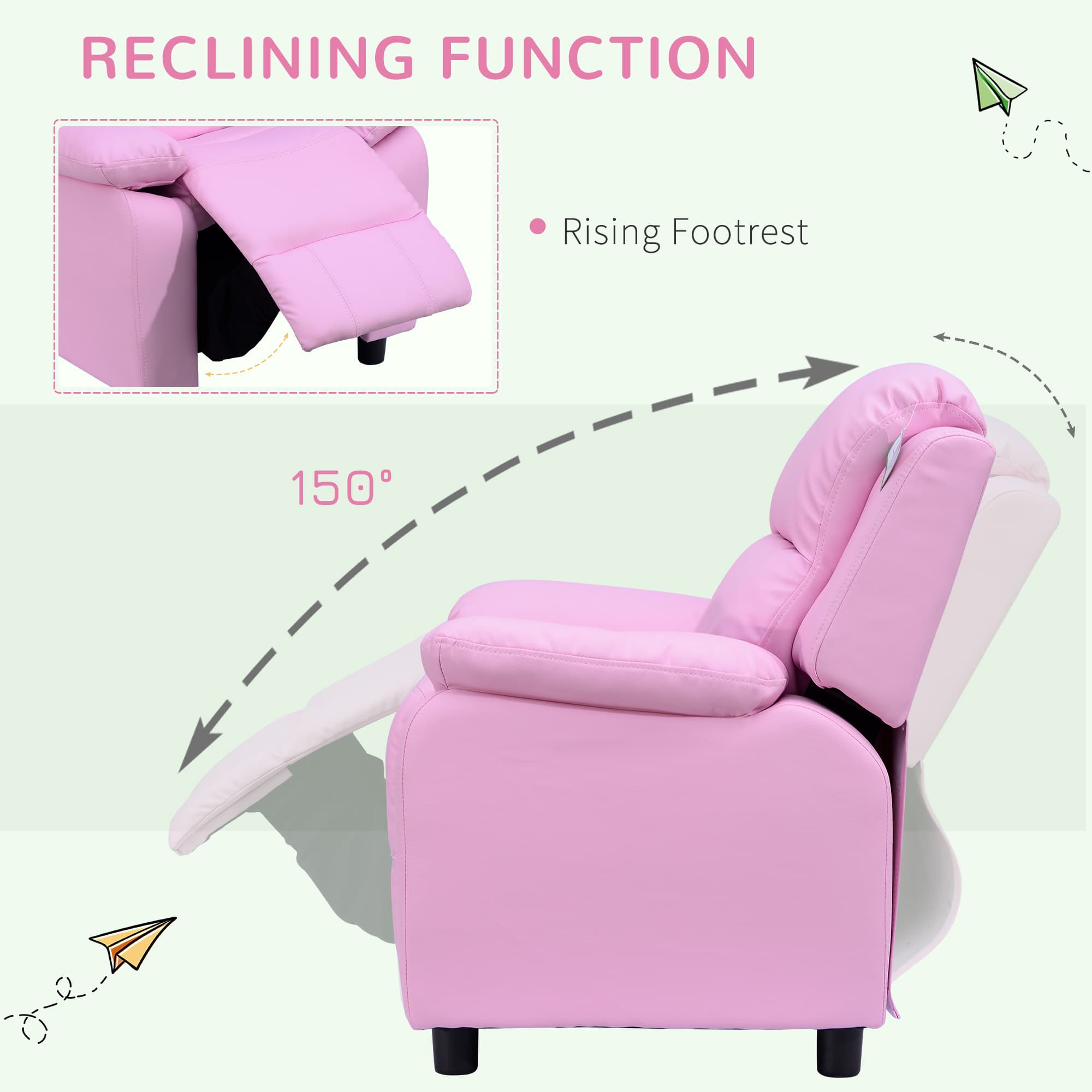 Transform Their Playroom with this Pink Toddler Recliner - image 5