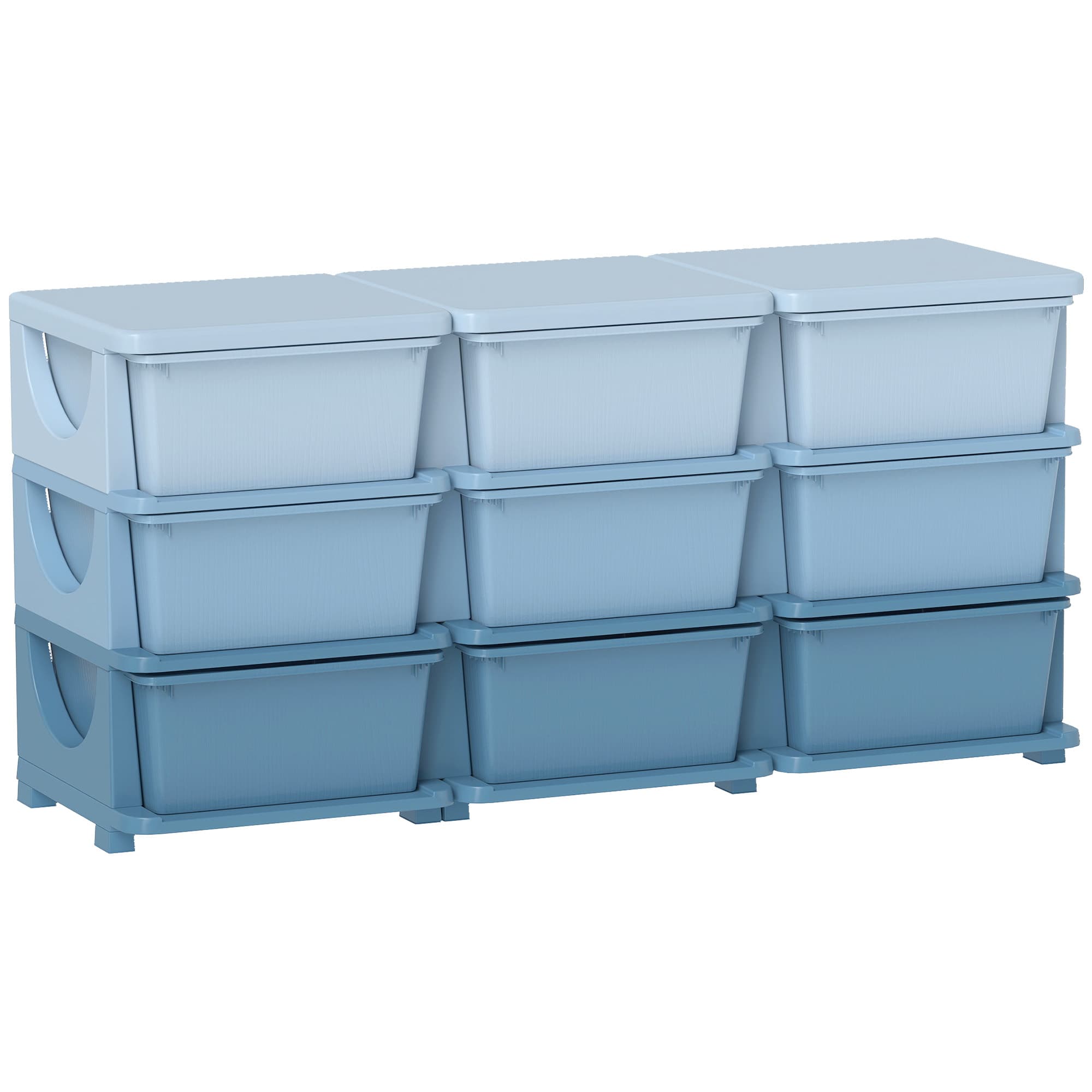Keep Kids' Rooms Tidy with This Blue 9-Drawer Storage Unit - Blue