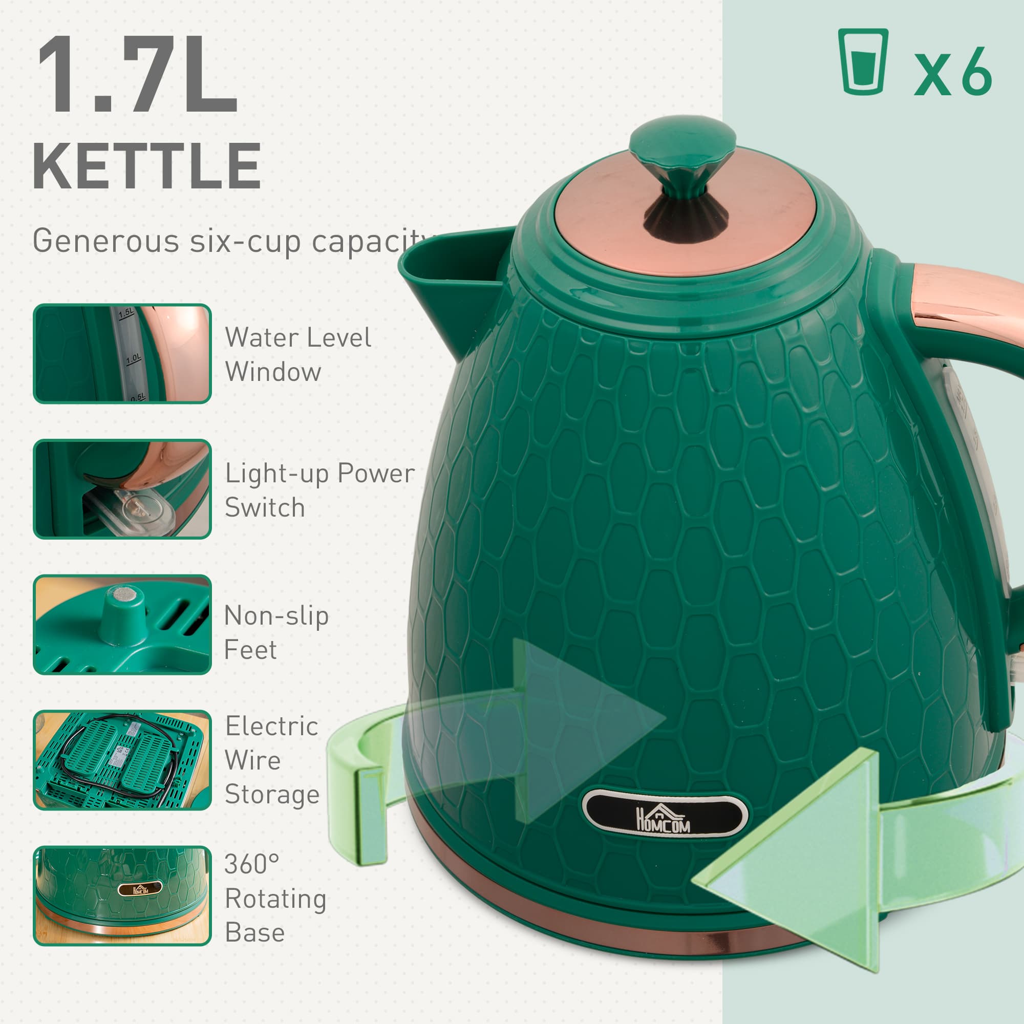 Transform Your Mornings with this Green Honeycomb Breakfast Set - image 2