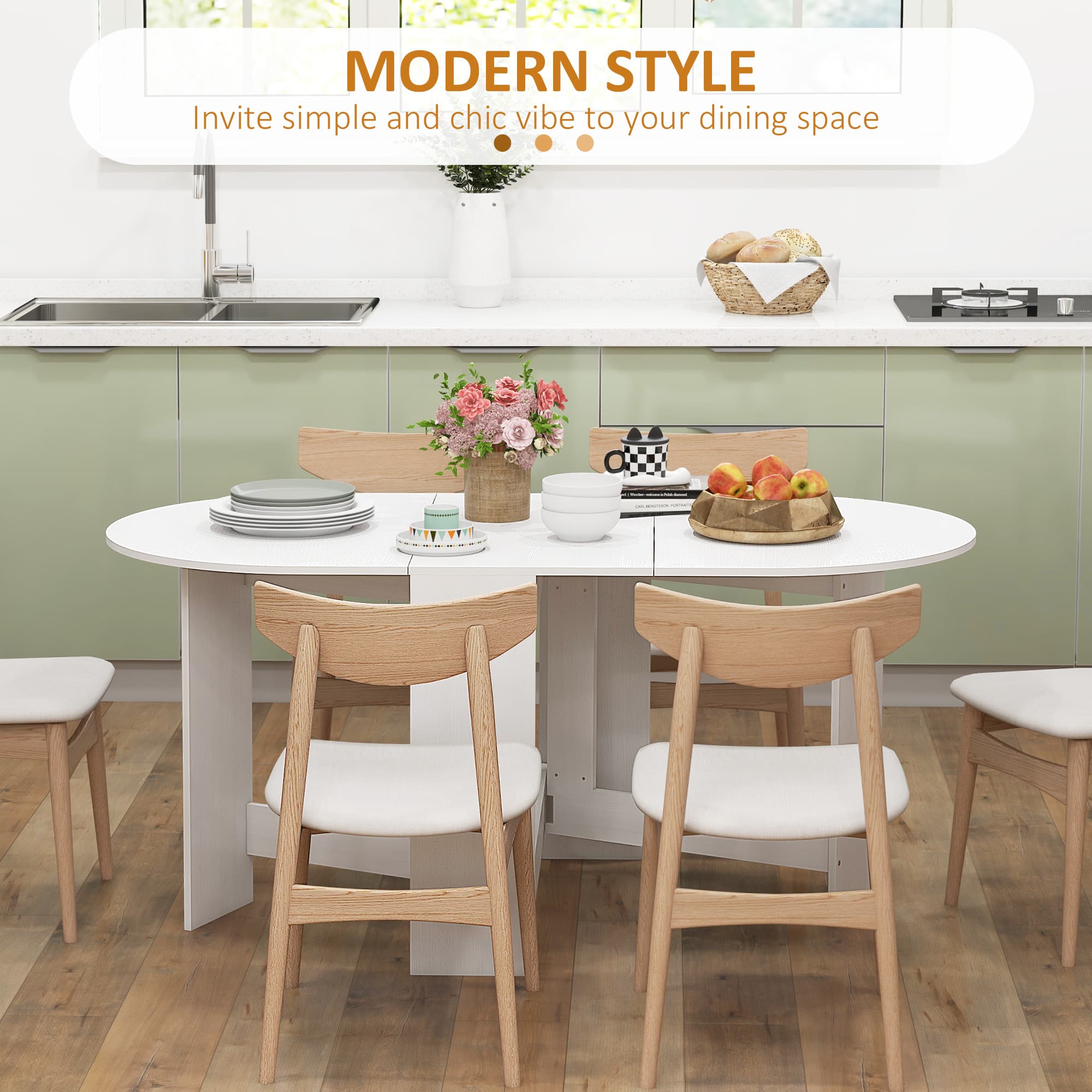 Transform Your Space With This Drop Leaf Dining Table - image 1