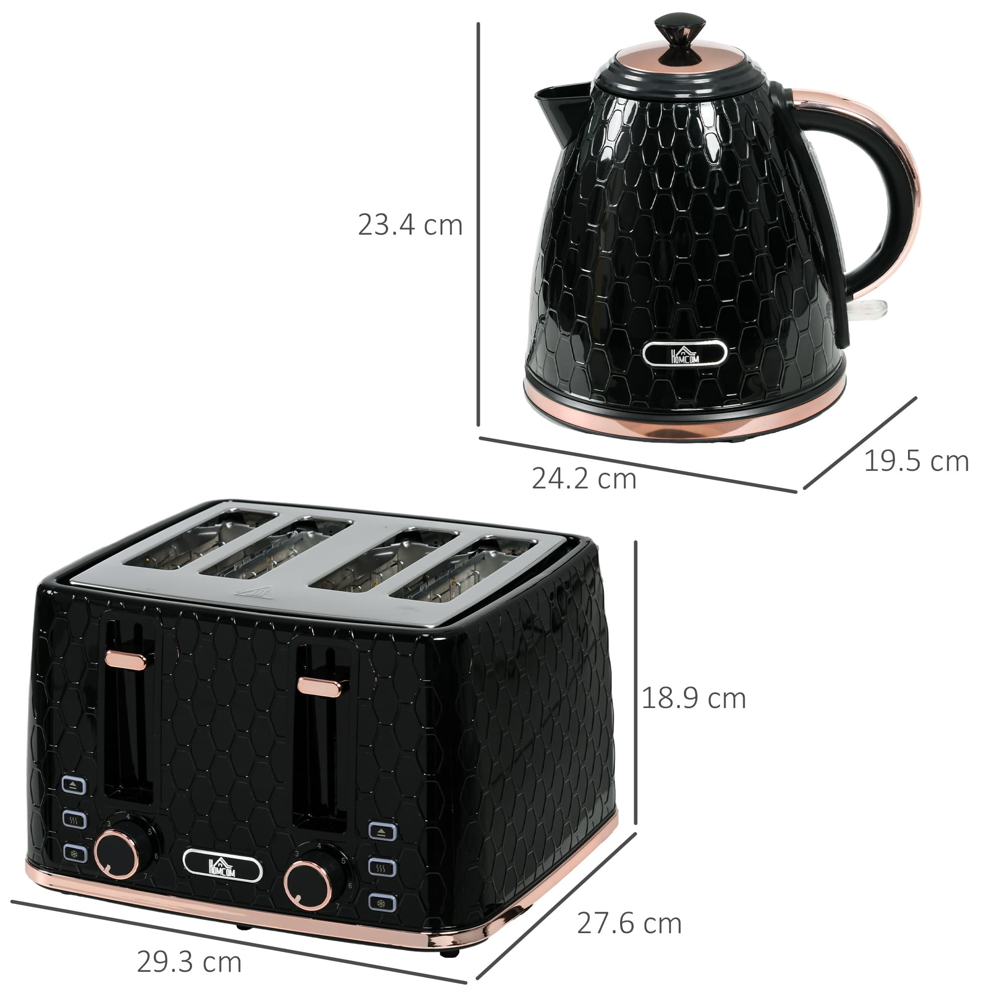 Transform Your Mornings with this Fast Boil Kettle & Toaster Set - image 3