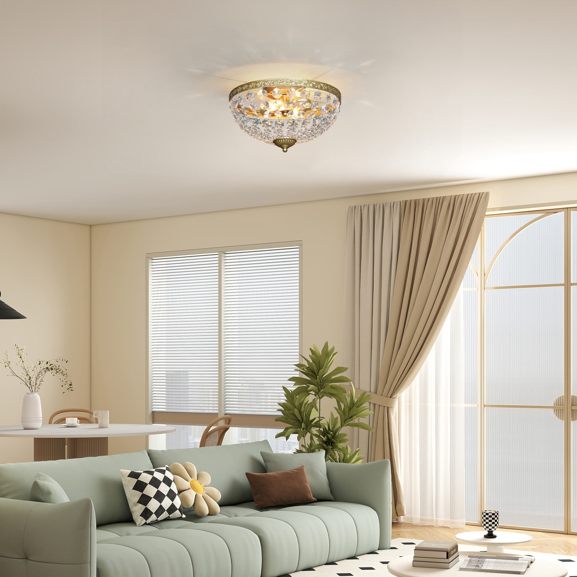 Bring Decorative Sparkle to Low-Ceiling Rooms - image 7
