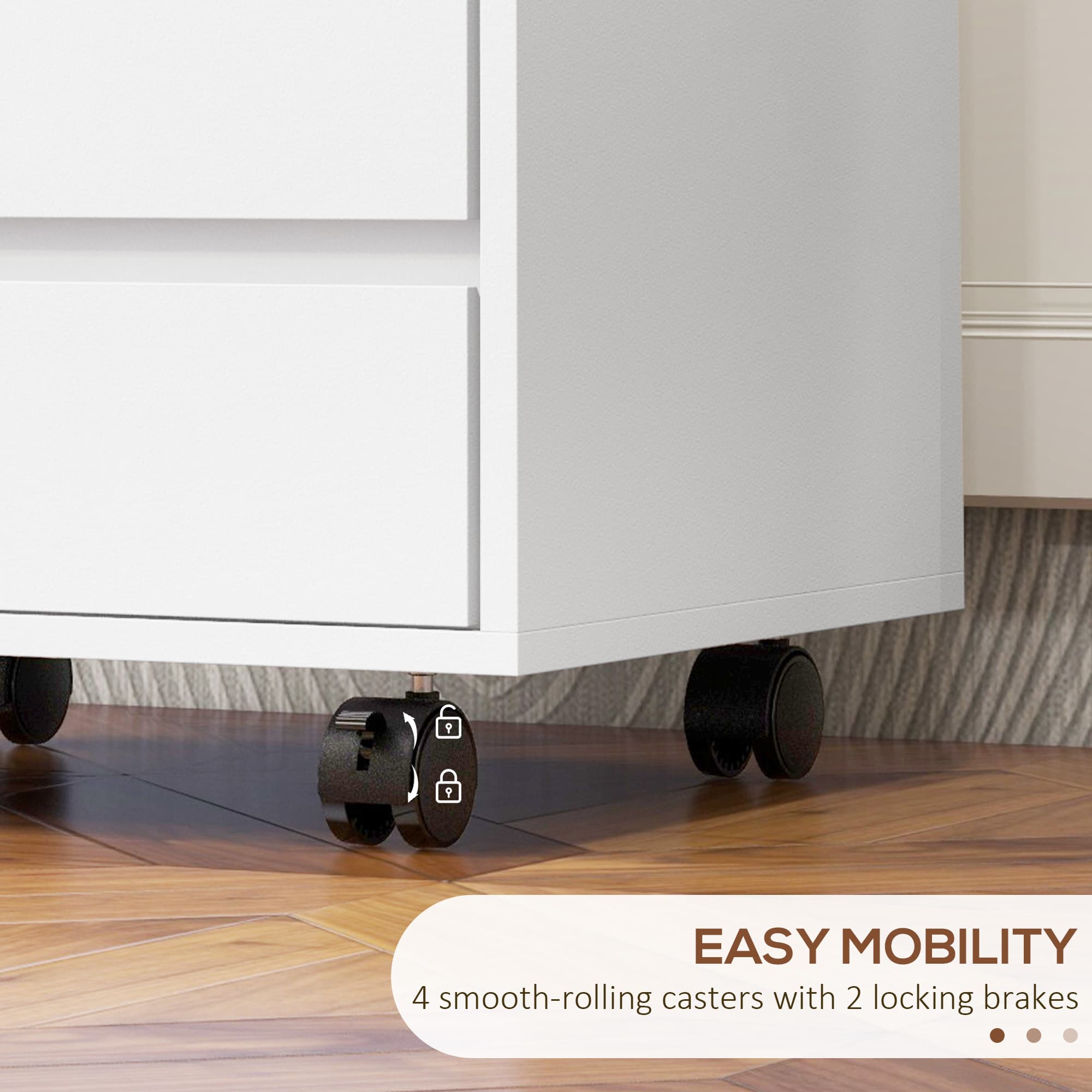Transform Your Workspace with this 4-Drawer Mobile Cabinet - image 1
