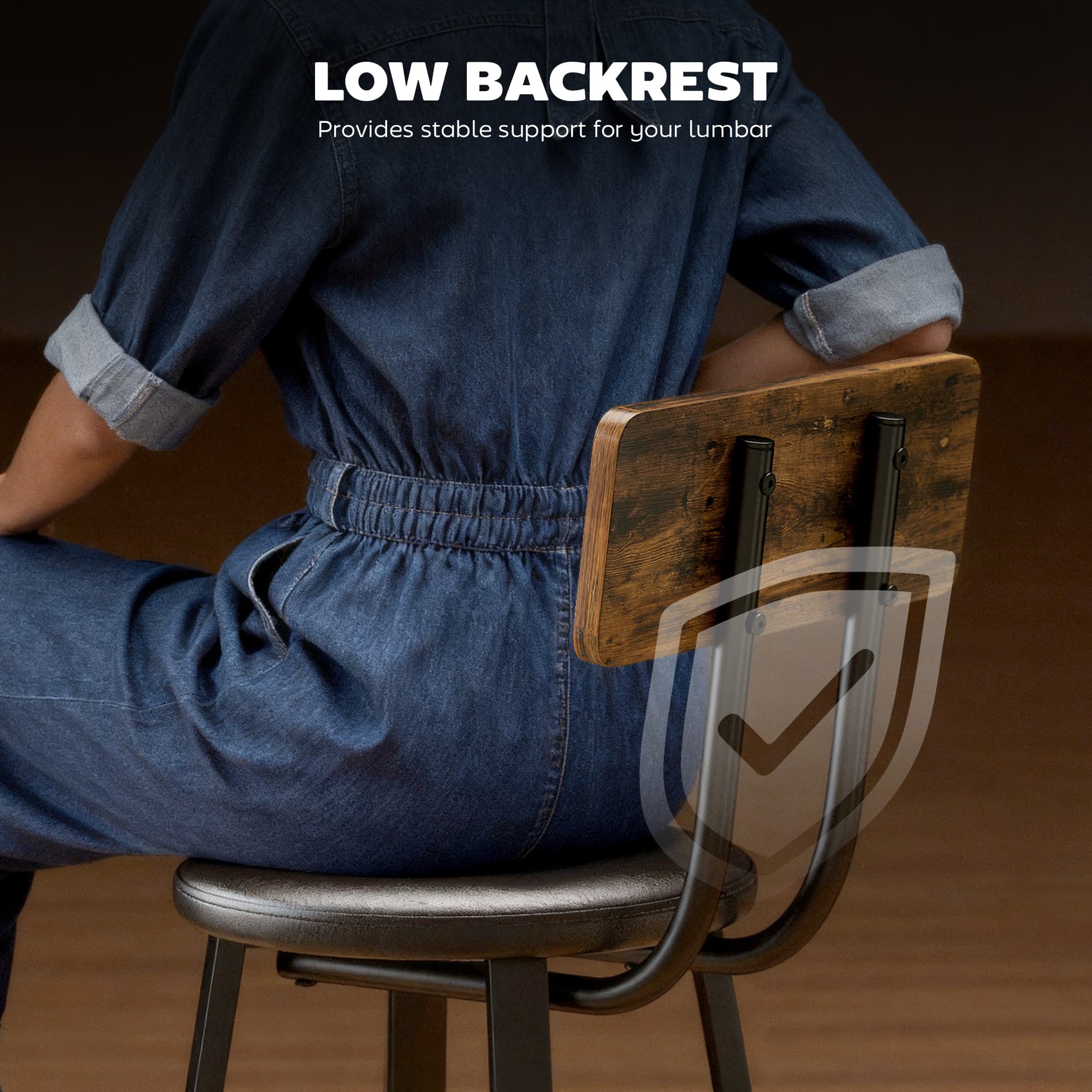Transform Your Space with these Rustic Industrial Bar Stools - image 2