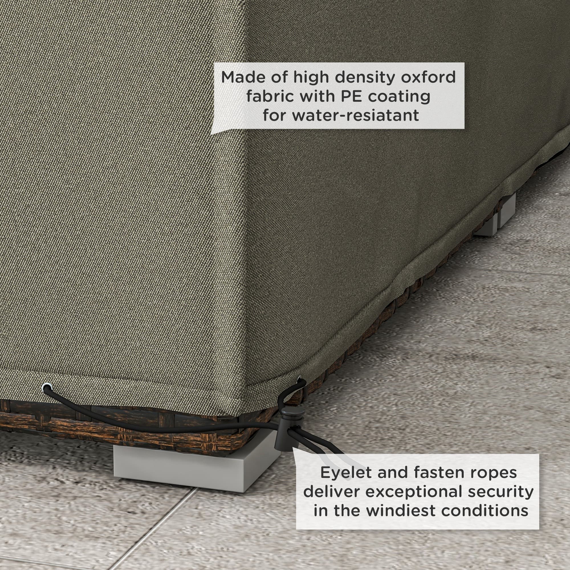 Grey Waterproof Cover for Large Outdoor Furniture - image 6
