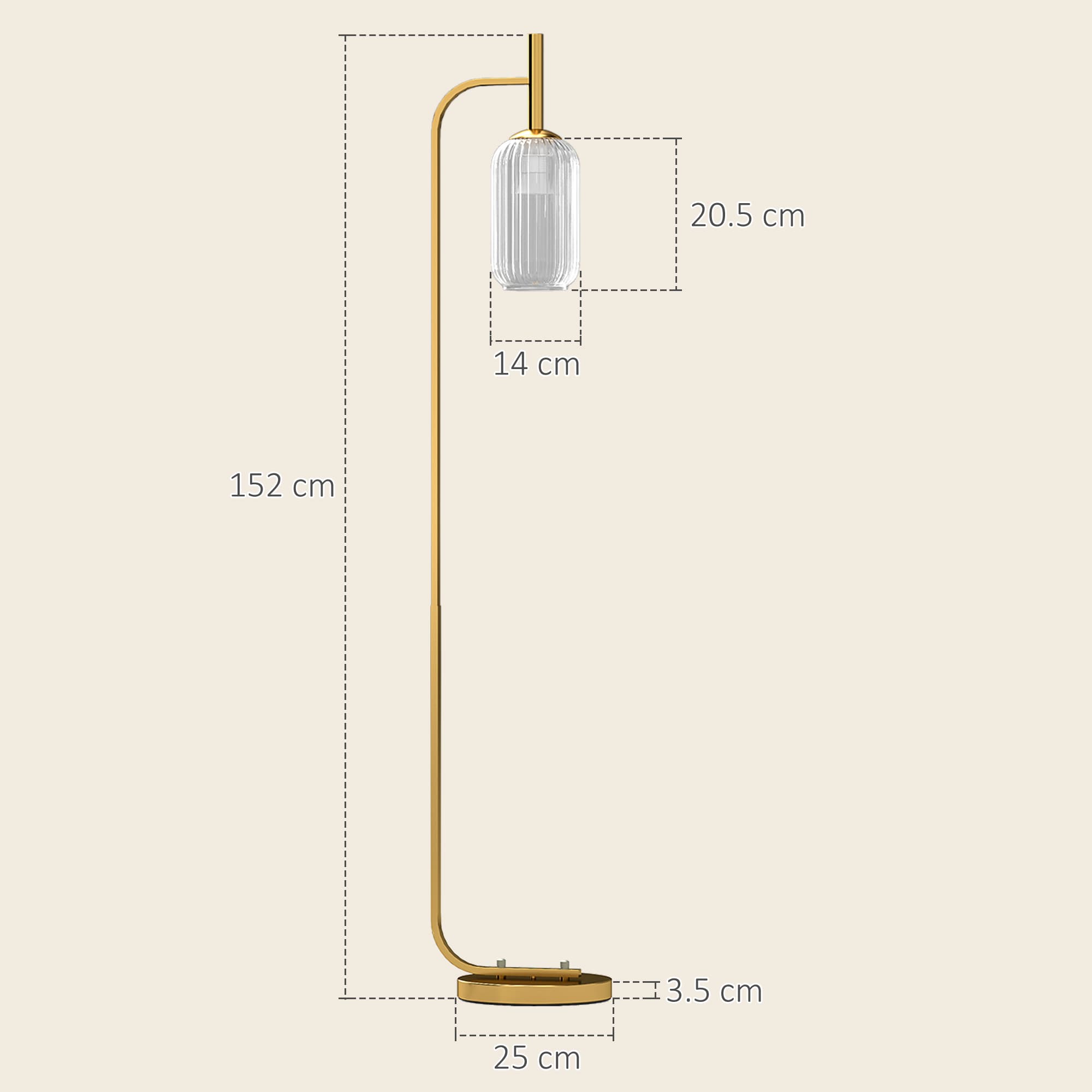 Transform Your Space with this Modern Gold Floor Lamp - image 2