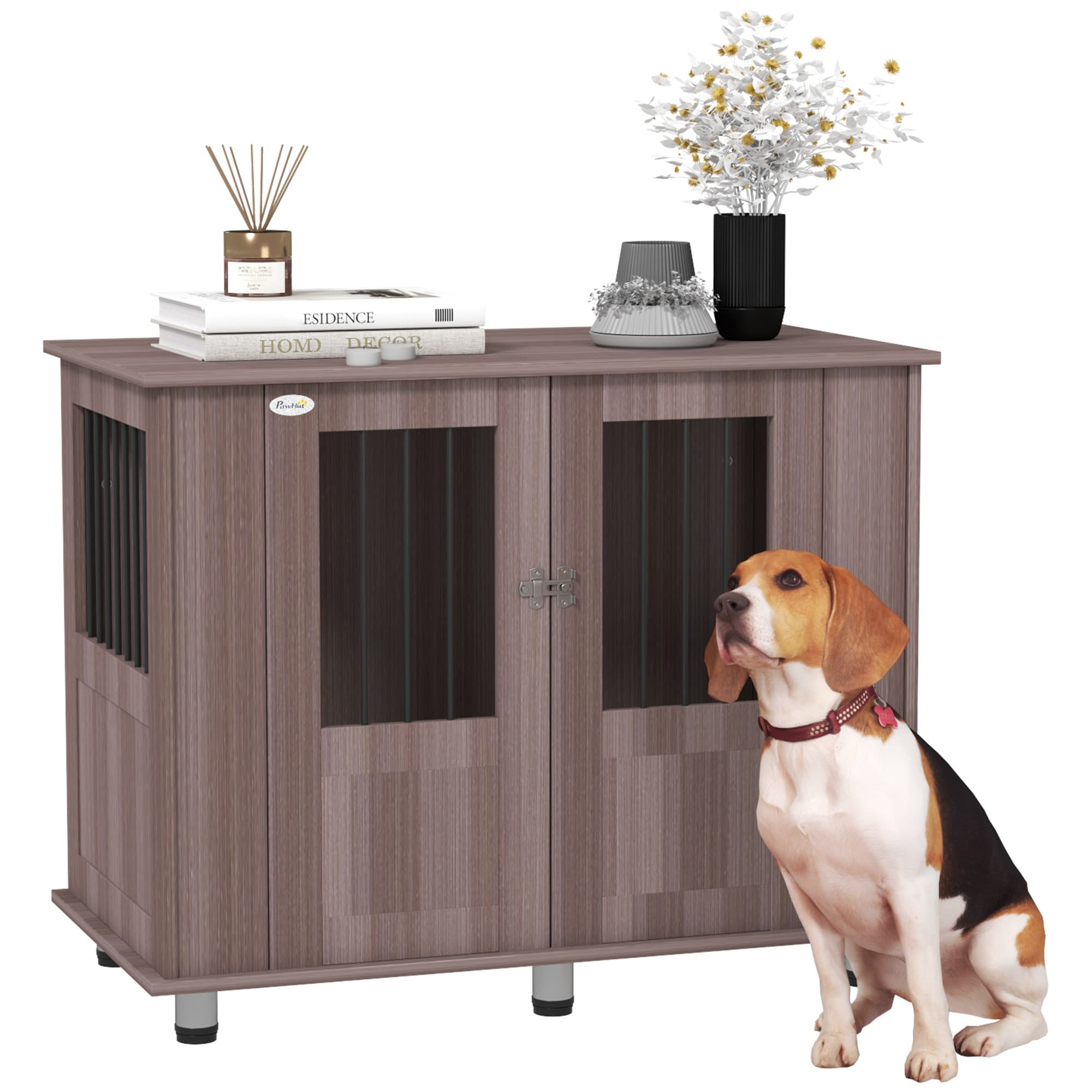 Dog Crate Furniture Side Table for Medium and Large Dogs - image 6