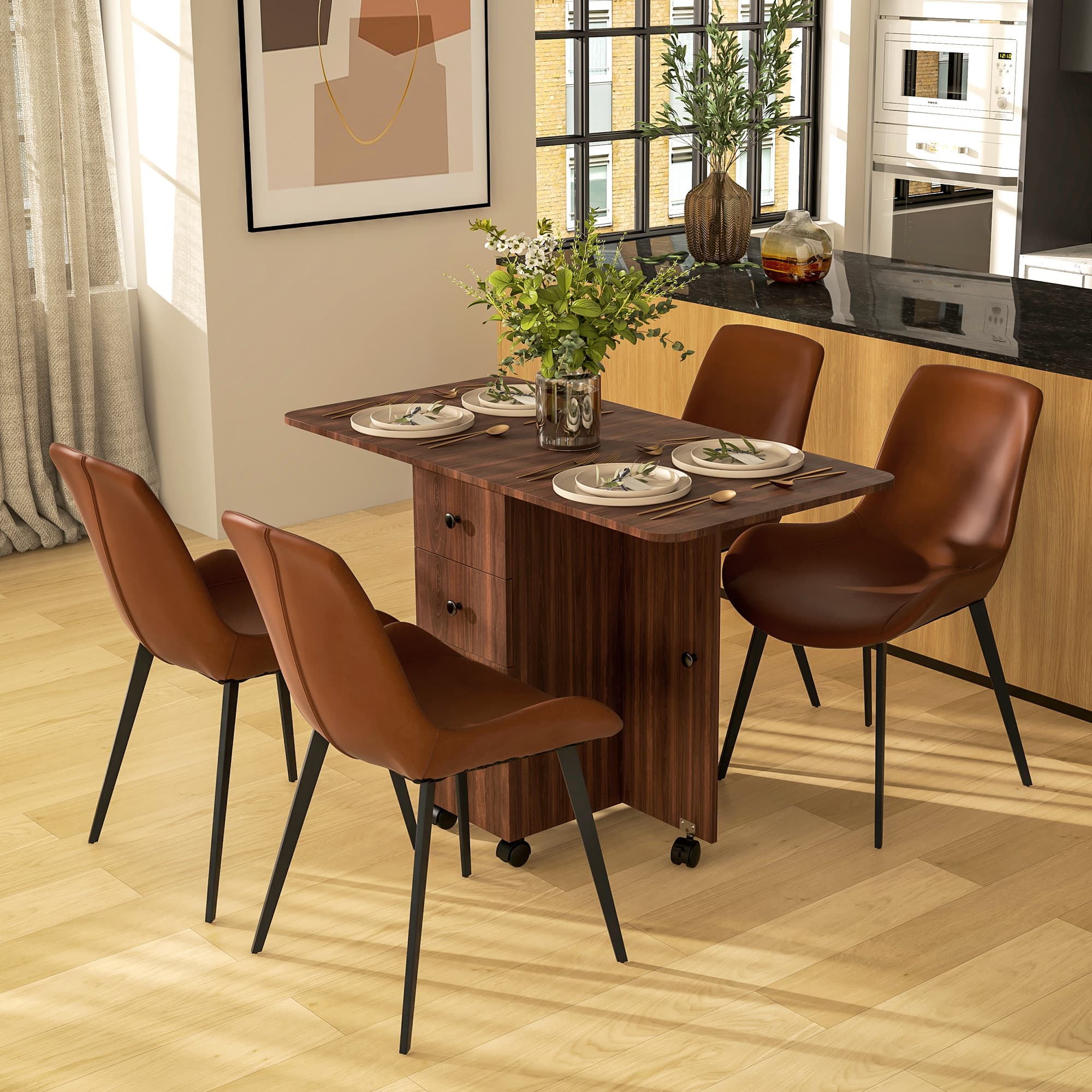 A Compact Dining Table That Stretches to Six When You Need It - image 1