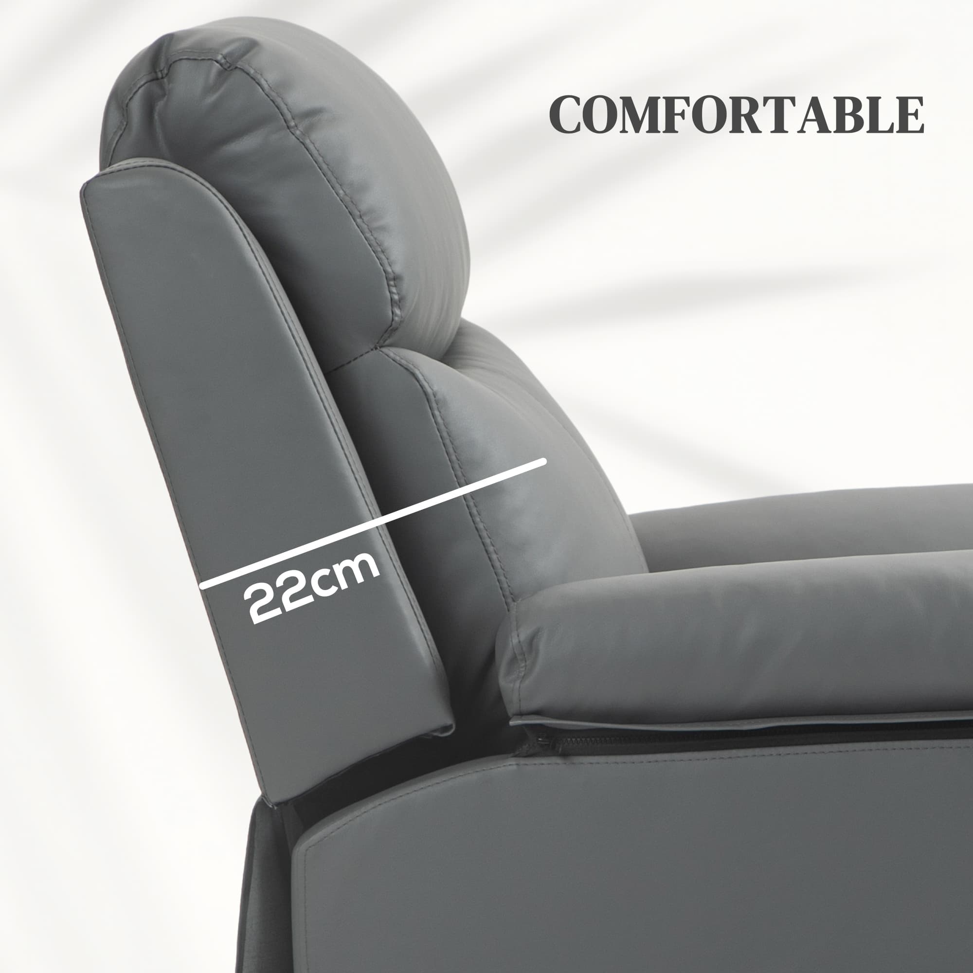 Effortless Comfort: Charcoal Grey Electric Riser Recliner - image 1