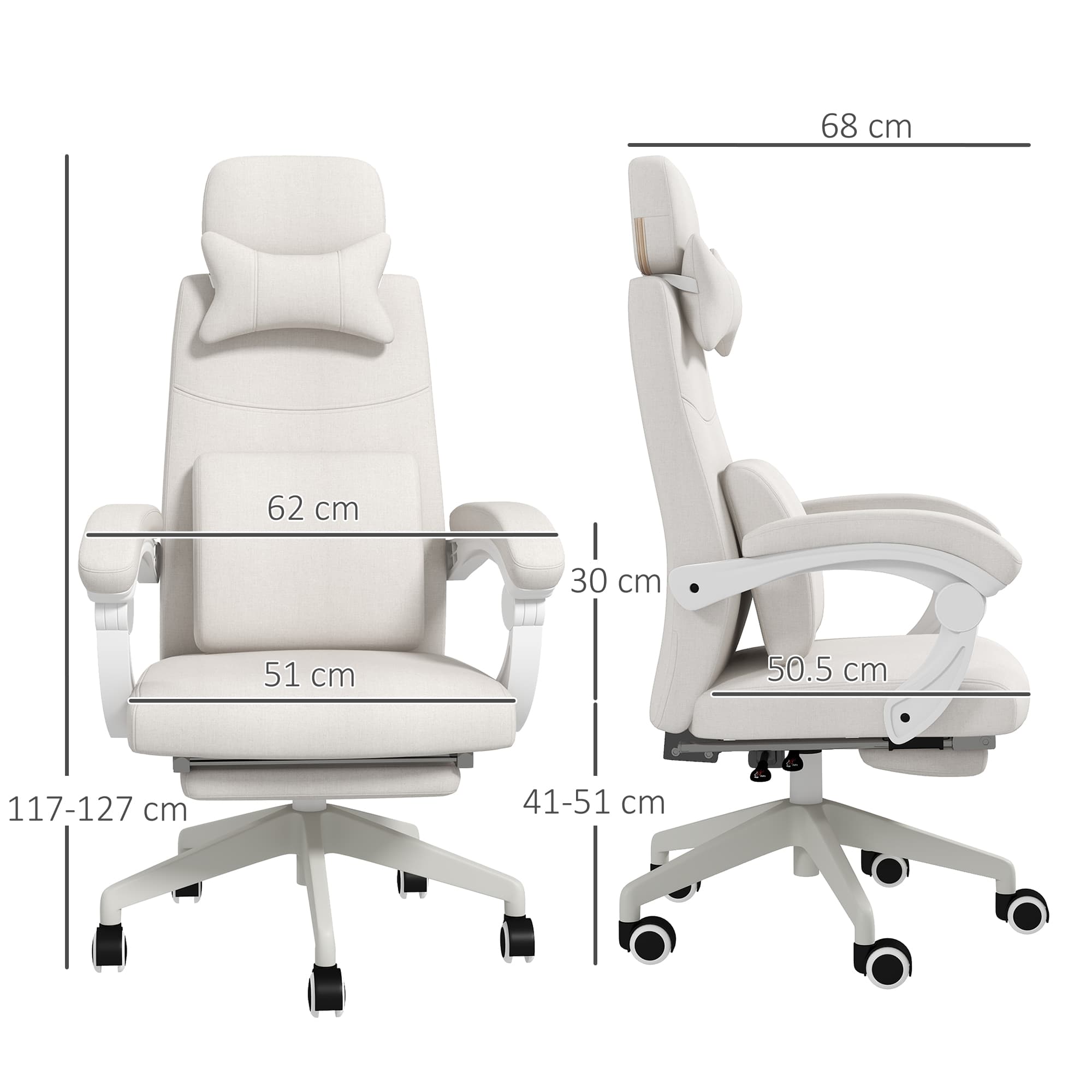 Transform Your Workspace with the Vinsetto Reclining Office Chair - image 1