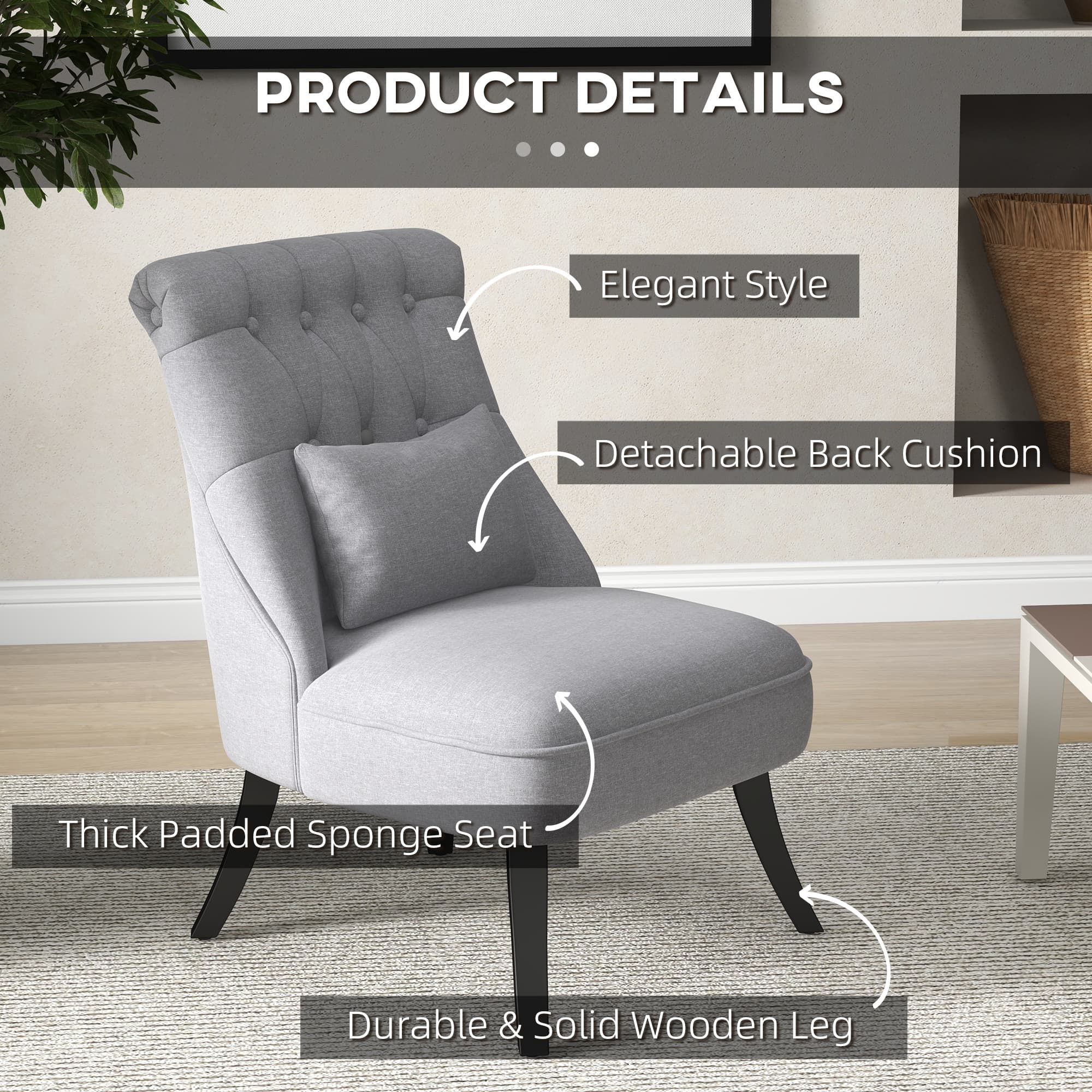 Transform Your Living Room with these Vintage Grey Accent Chairs - image 2