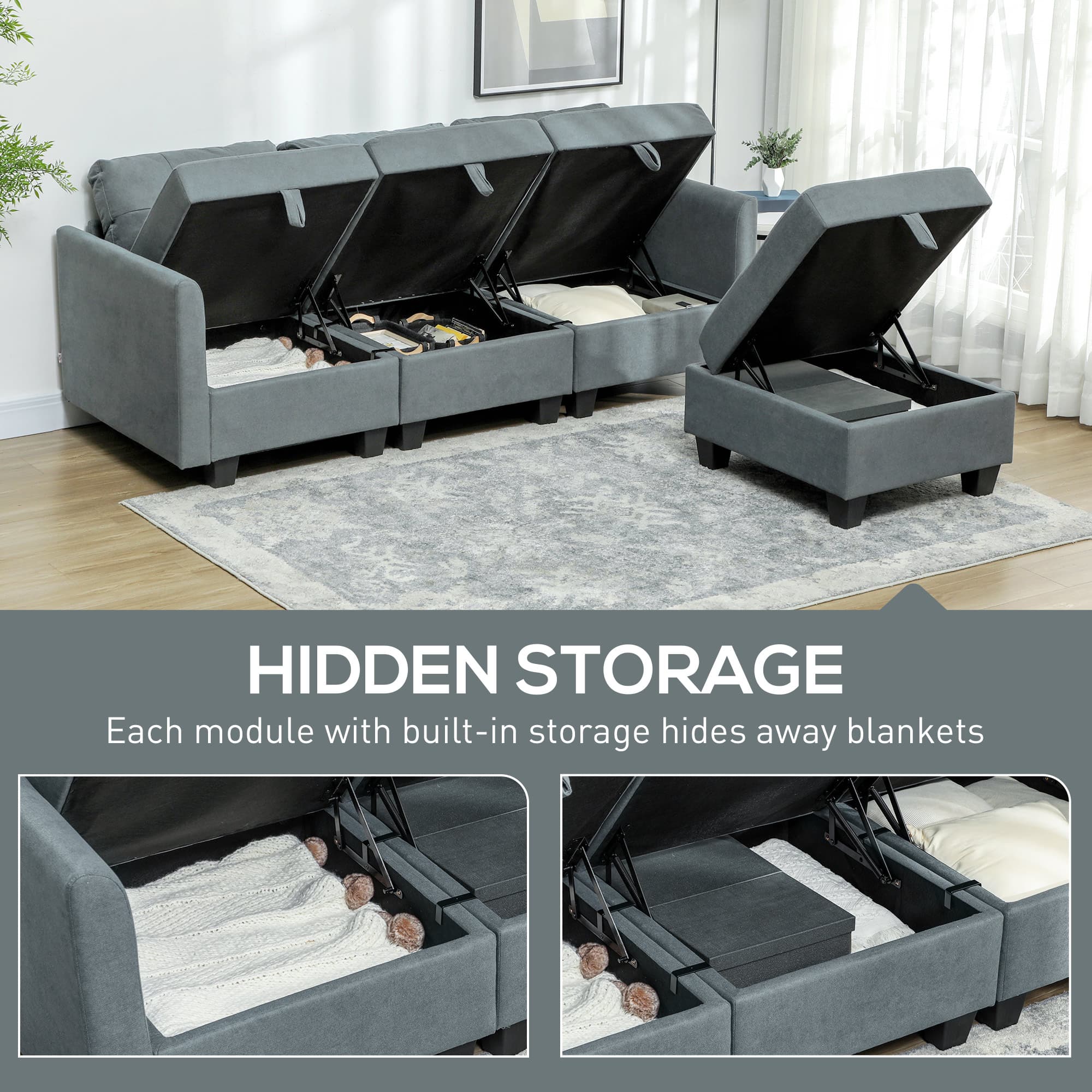 Transform Your Lounge With This Modular Storage Sofa - image 2