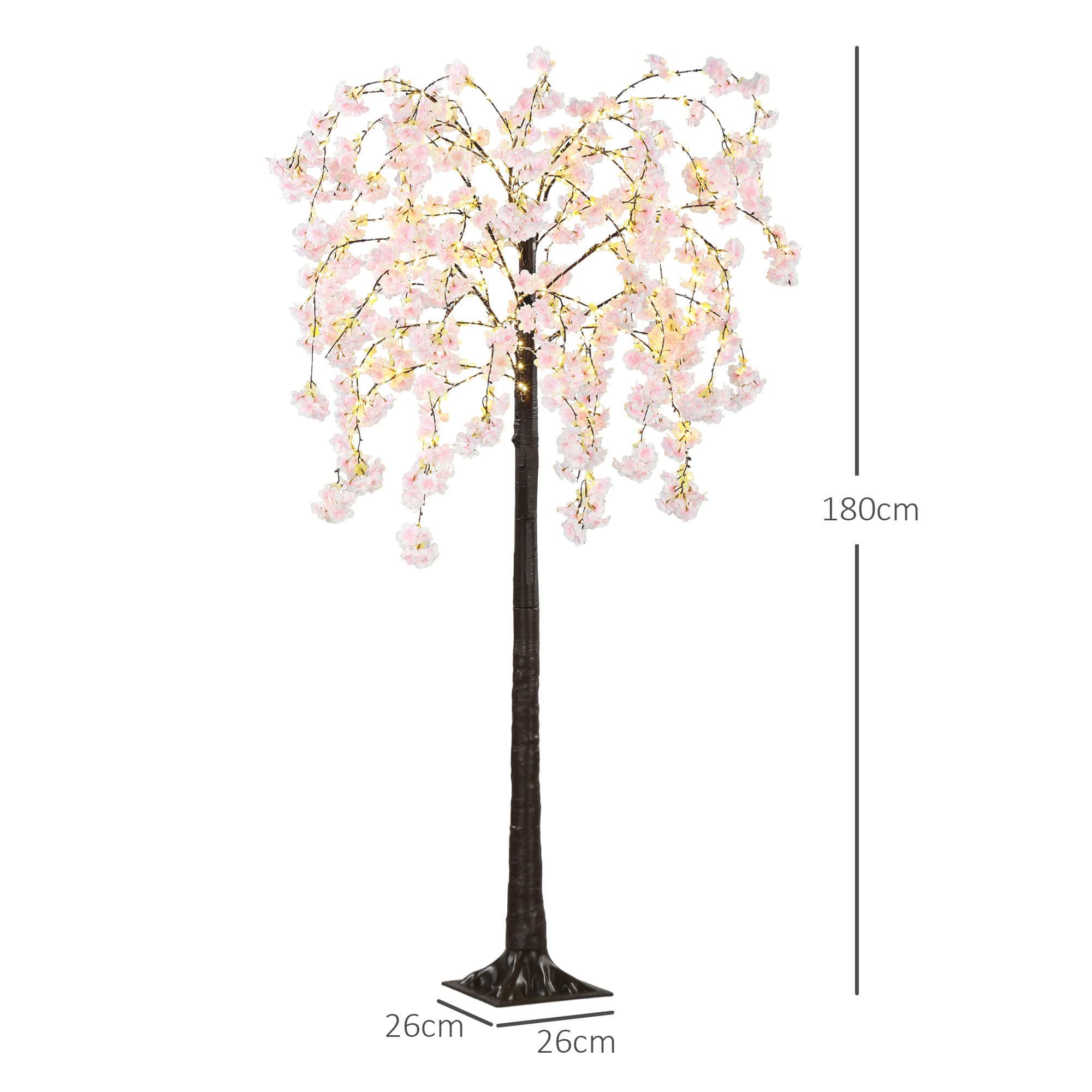 450 LED Decorative Cherry Blossom Tree – Pink - image 6
